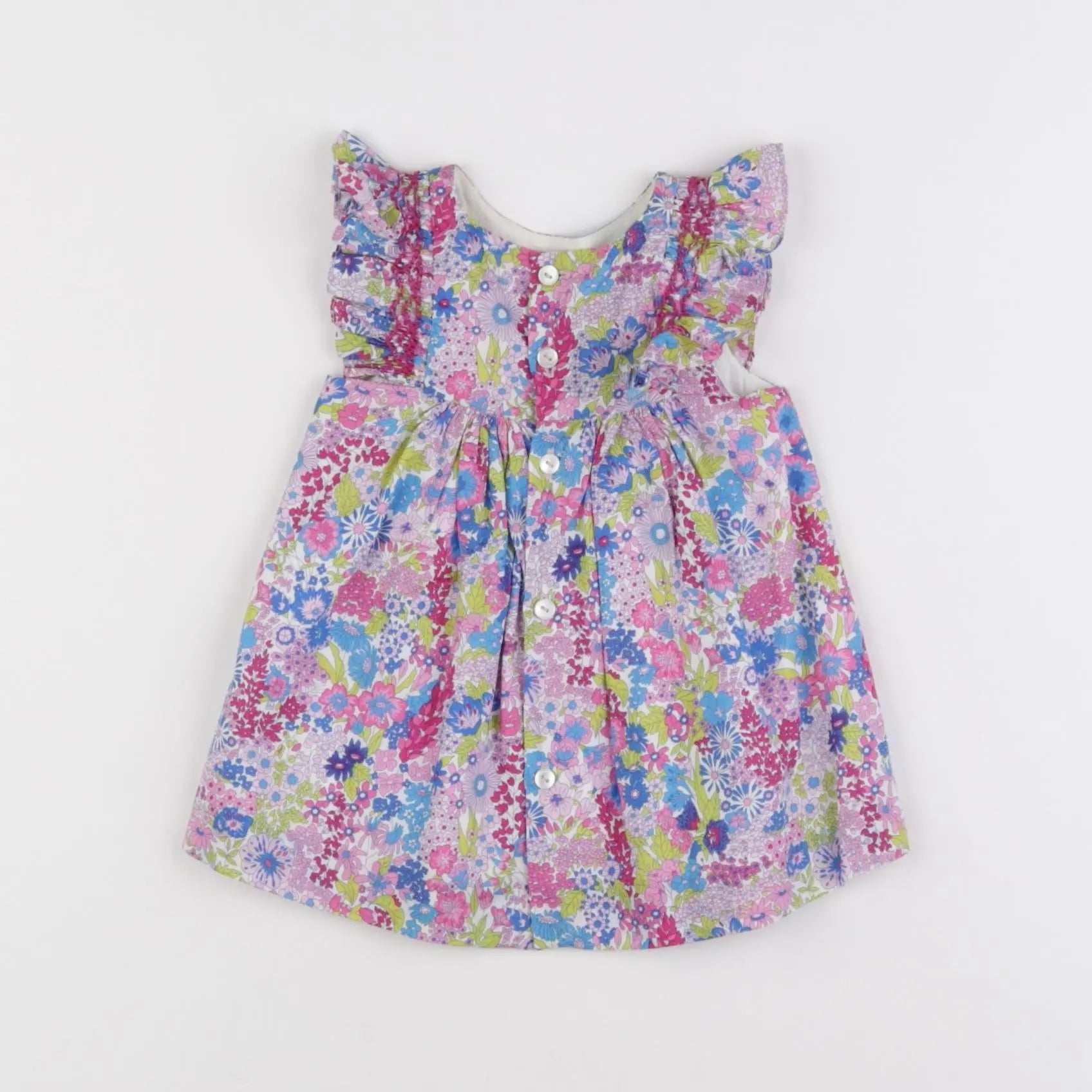 Jacadi - robe liberty multicolore - 1 mois