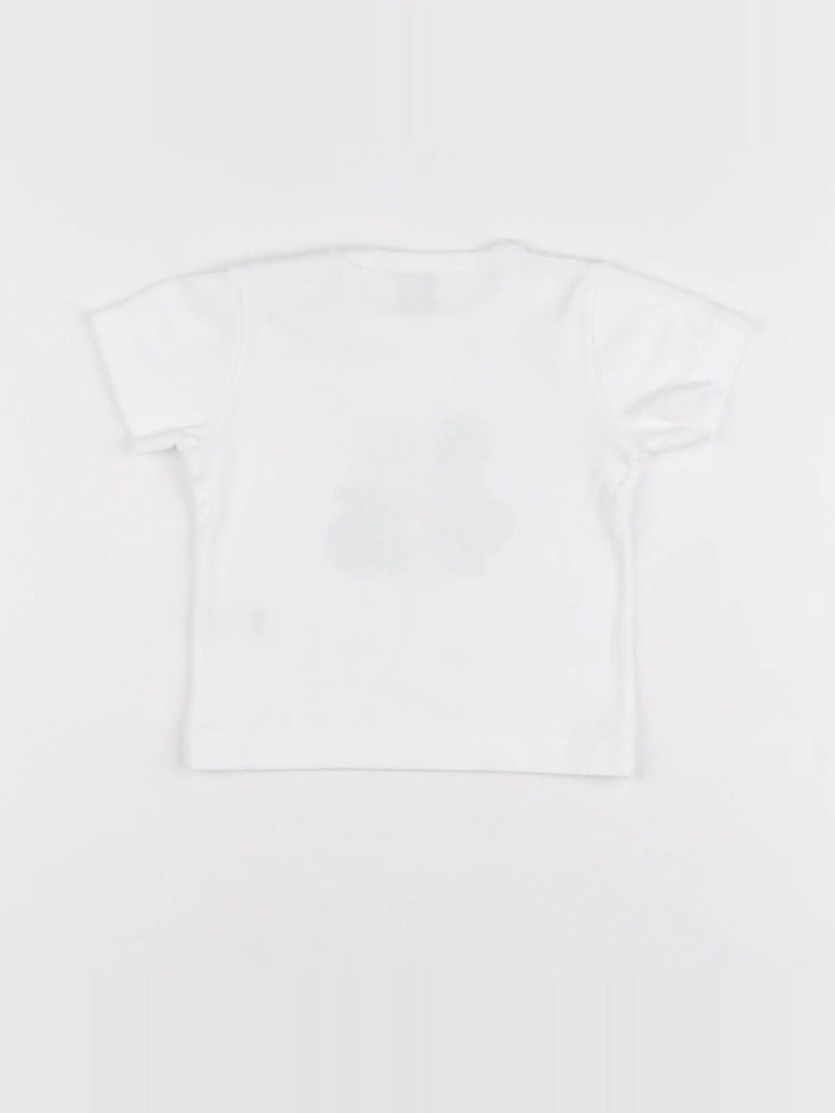 Petit Bateau - tee-shirt blanc - 12 mois