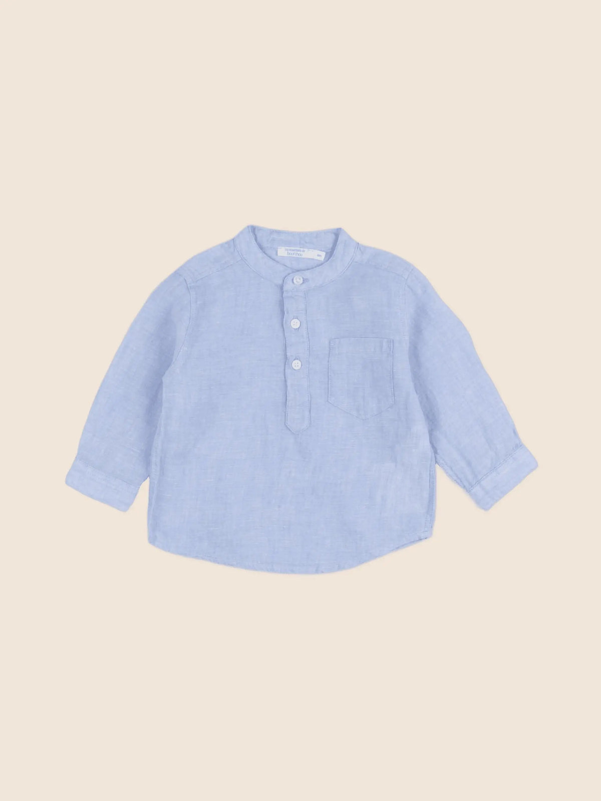 Boutchou - chemise bleu - 6 mois