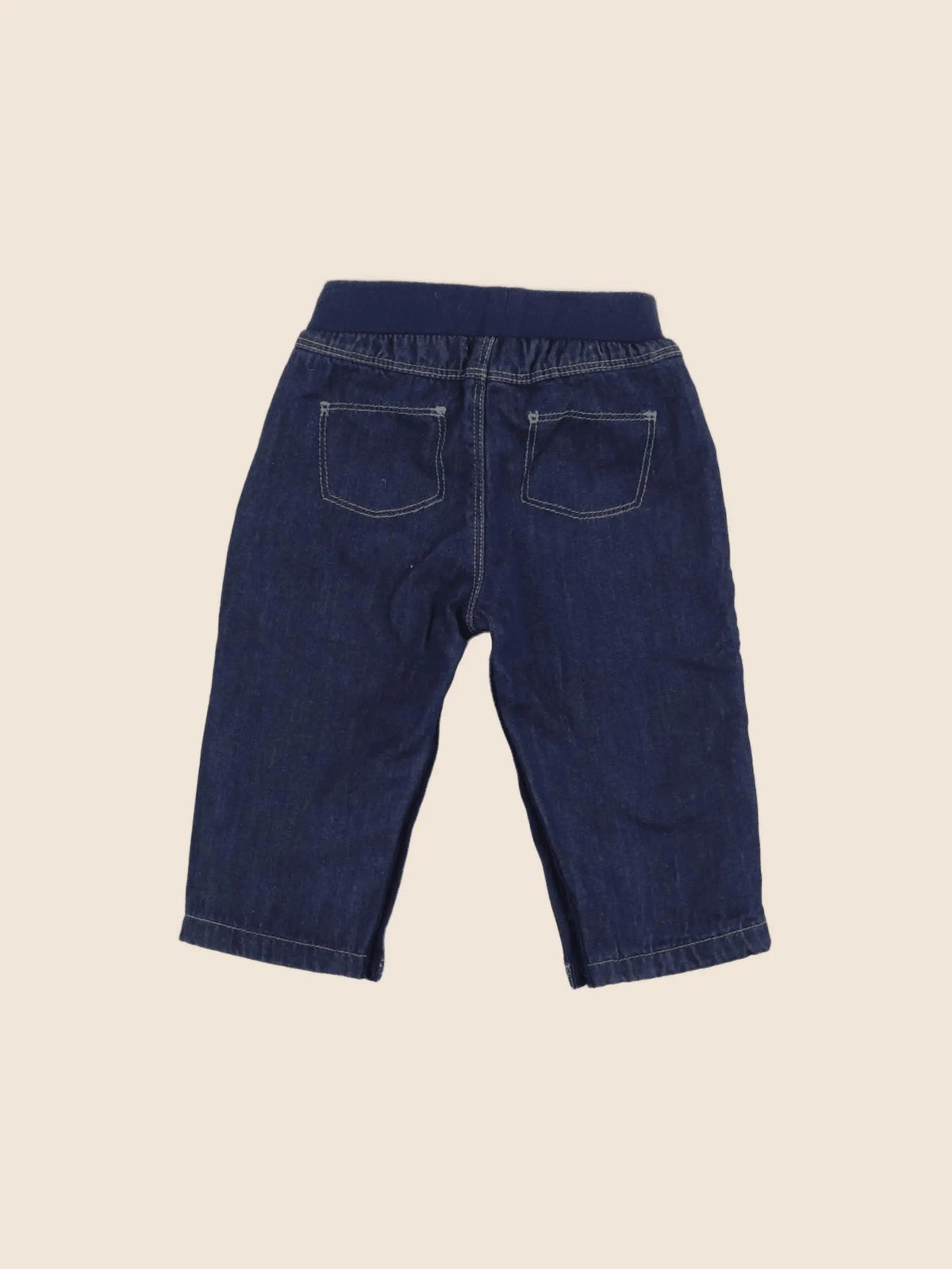 Petit Bateau - jegging bleu - 6 mois