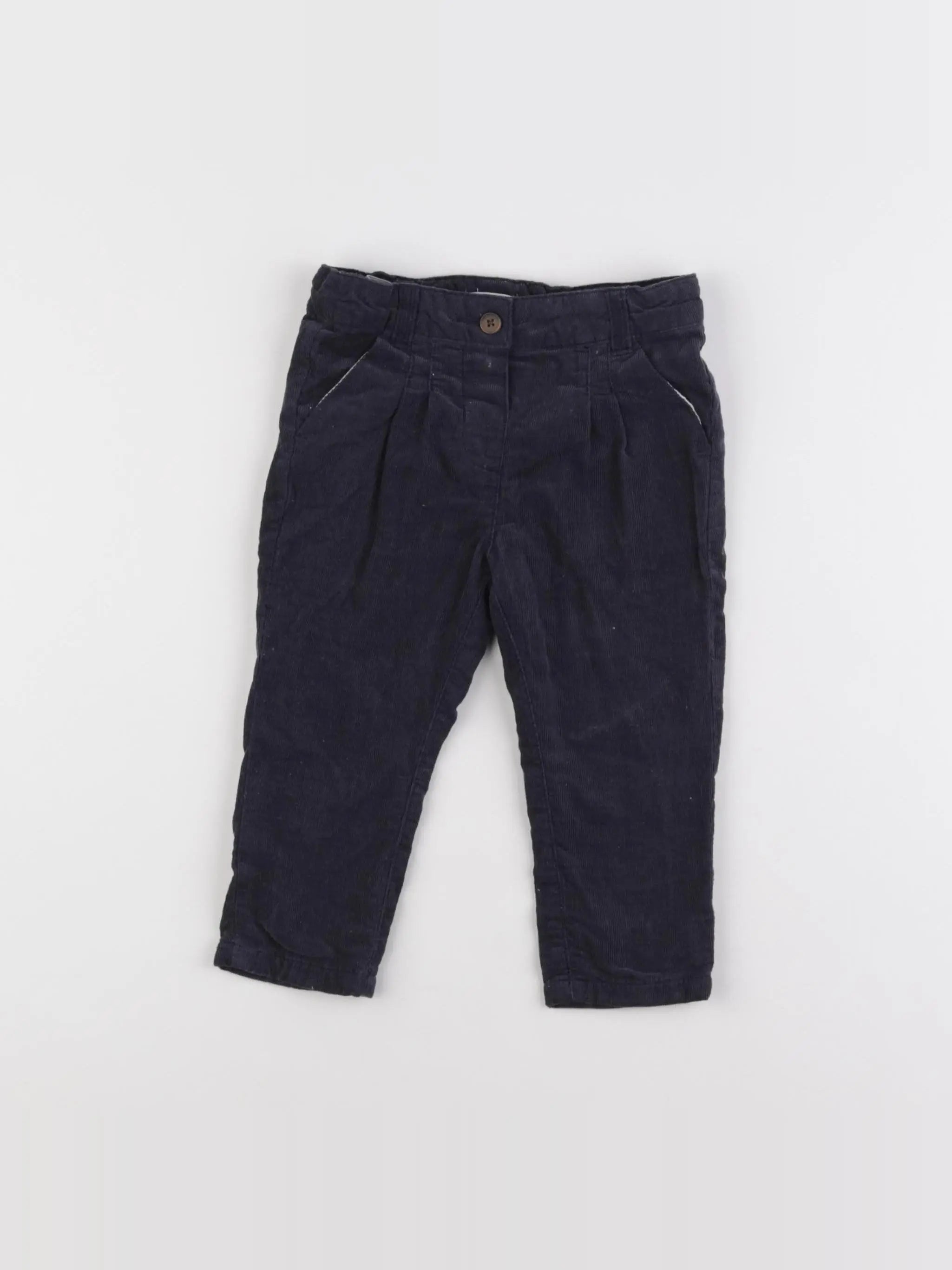 Boutchou - pantalon bleu - 12 mois