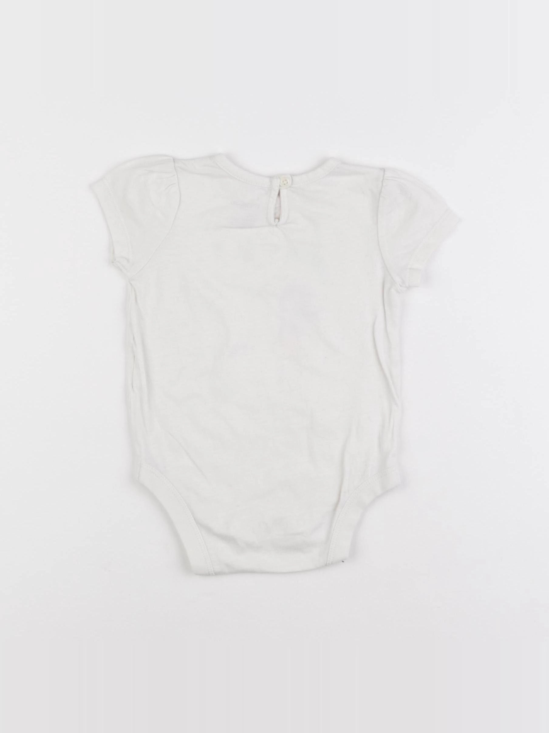 GAP - body blanc - 3/6 mois