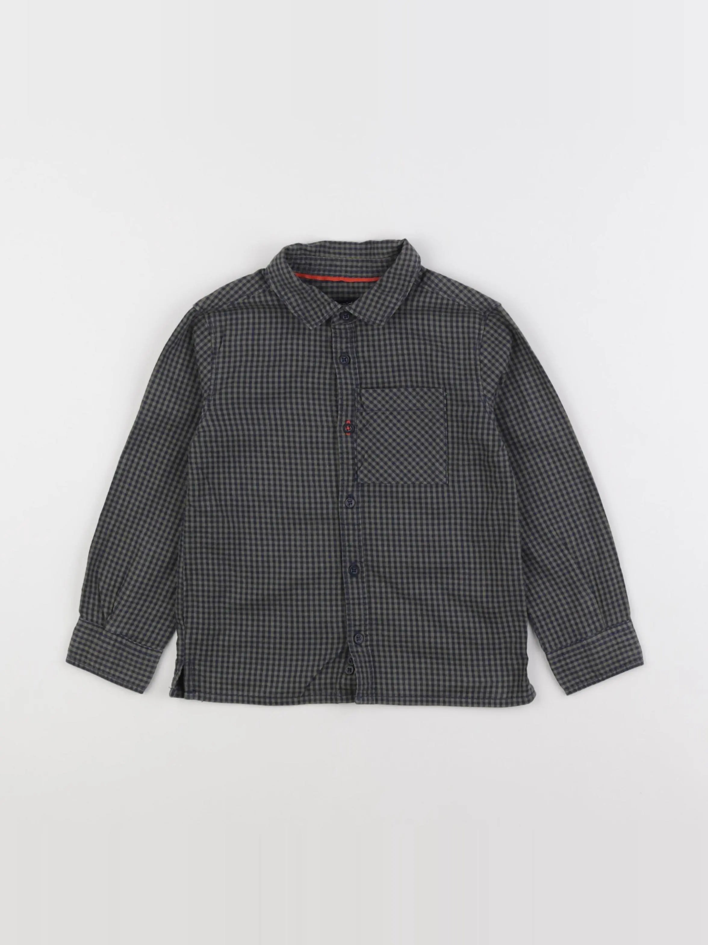 Okaidi - chemise bleu, vert - 3 ans