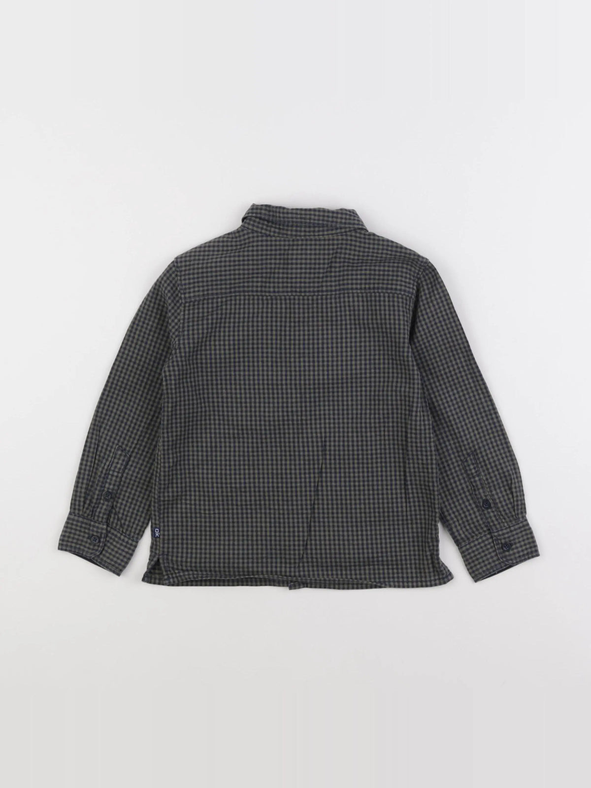 Okaidi - chemise bleu, vert - 3 ans