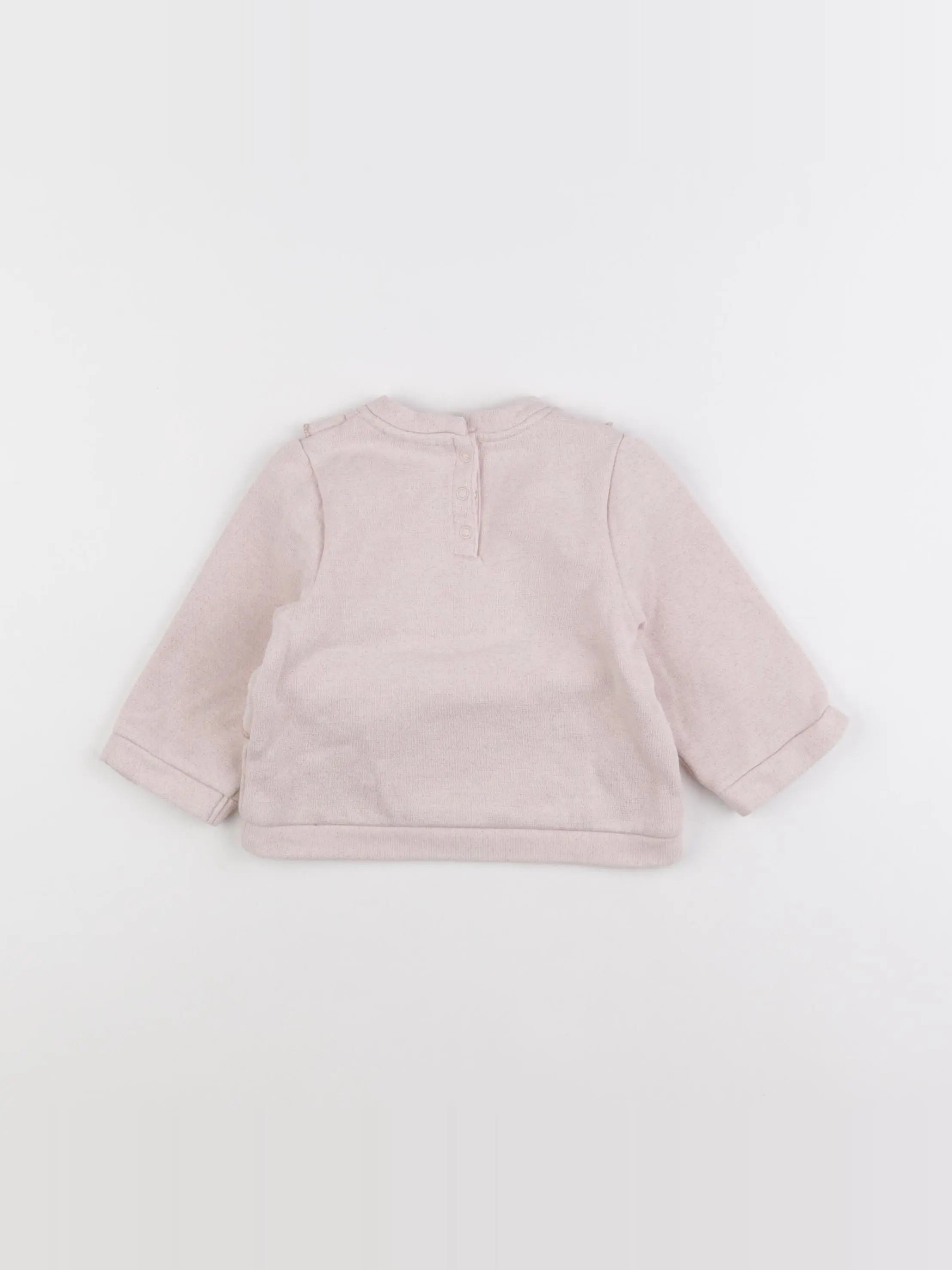 Tape à l'oeil - sweat rose - 12 mois