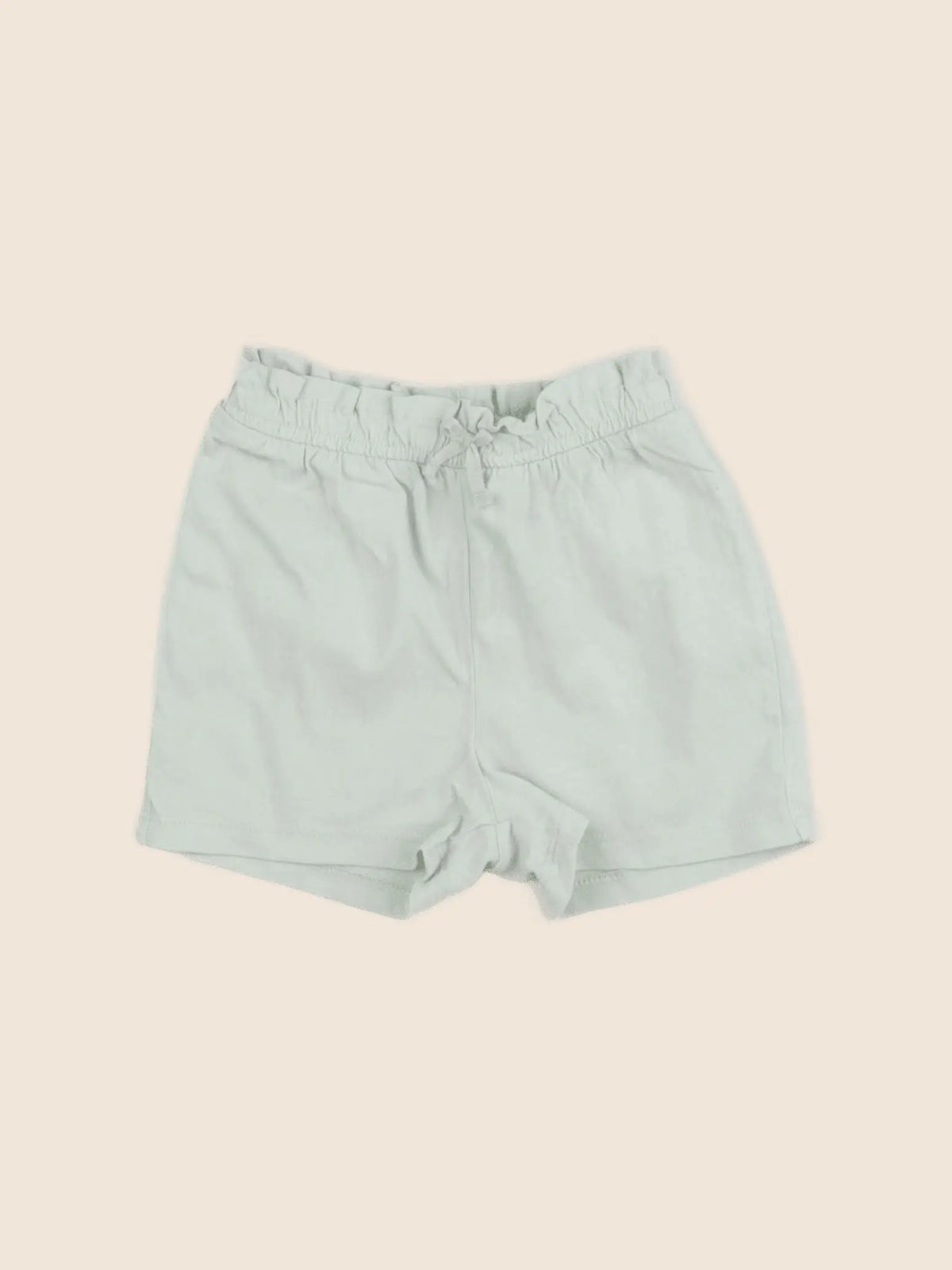 H&M - short vert - 12/18 mois