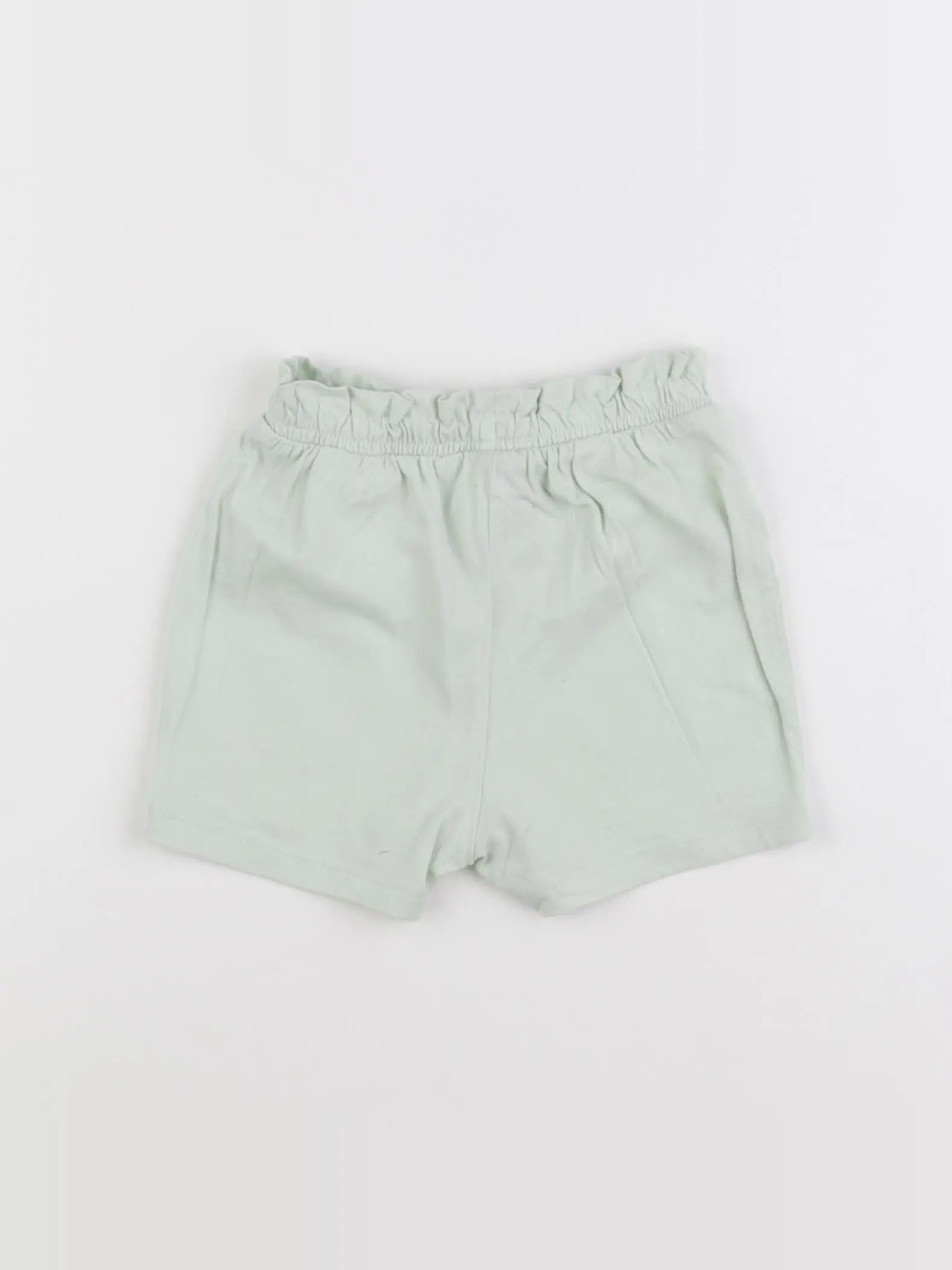 H&M - short vert - 12/18 mois