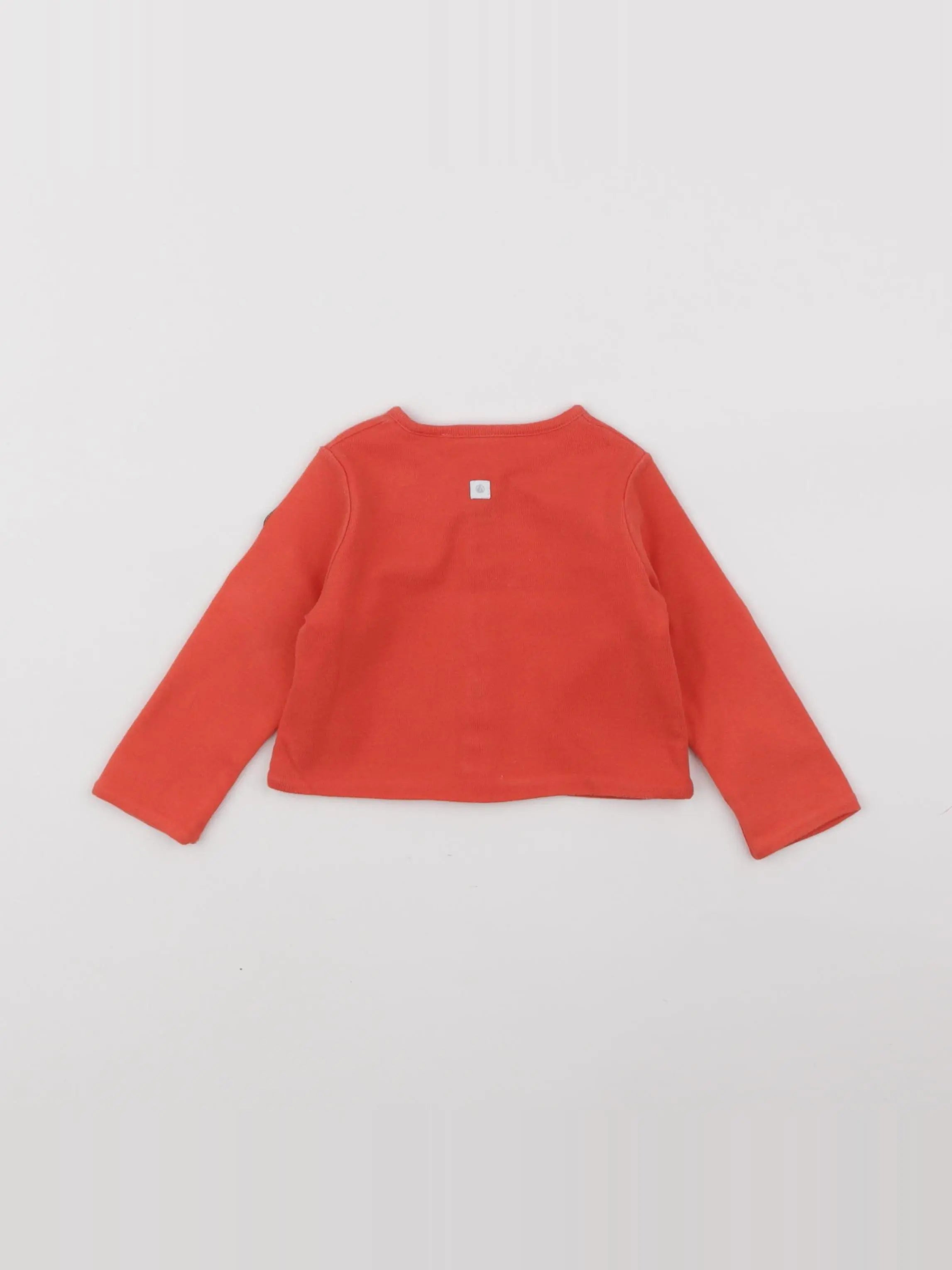 Petit Bateau - tee-shirt orange - 6 mois