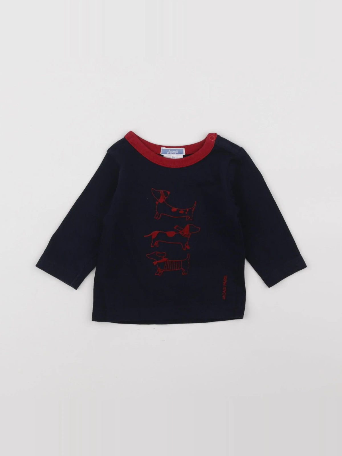 Jacadi - tee-shirt bleu - 6 mois