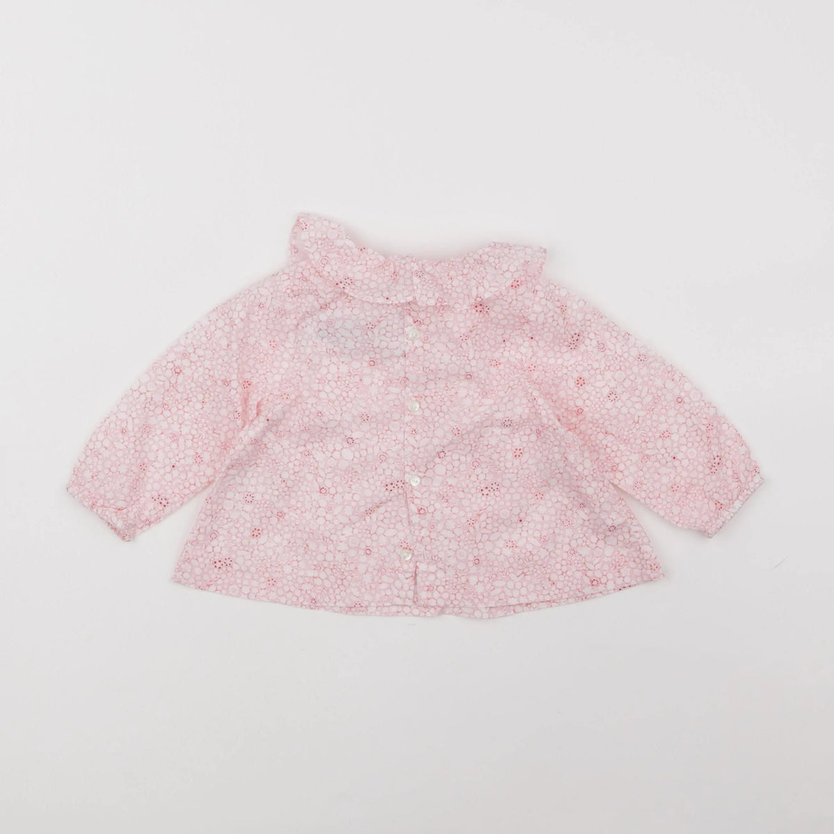 Jacadi - blouse liberty rose - 12 mois