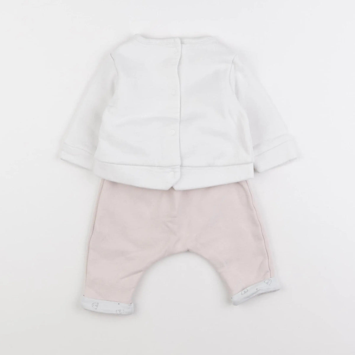 Vertbaudet - ensemble rose - 3 mois