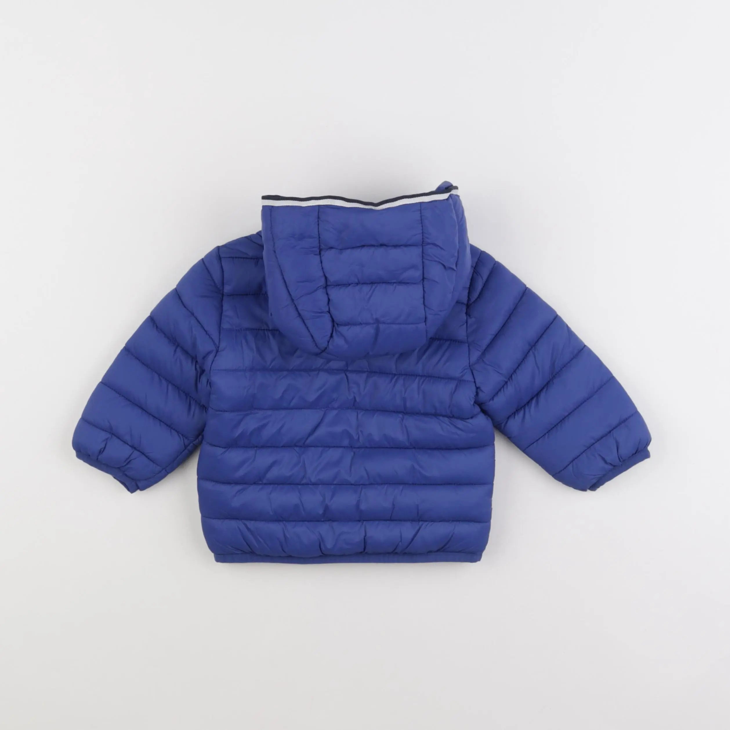 Vertbaudet - doudoune bleu - 9 mois
