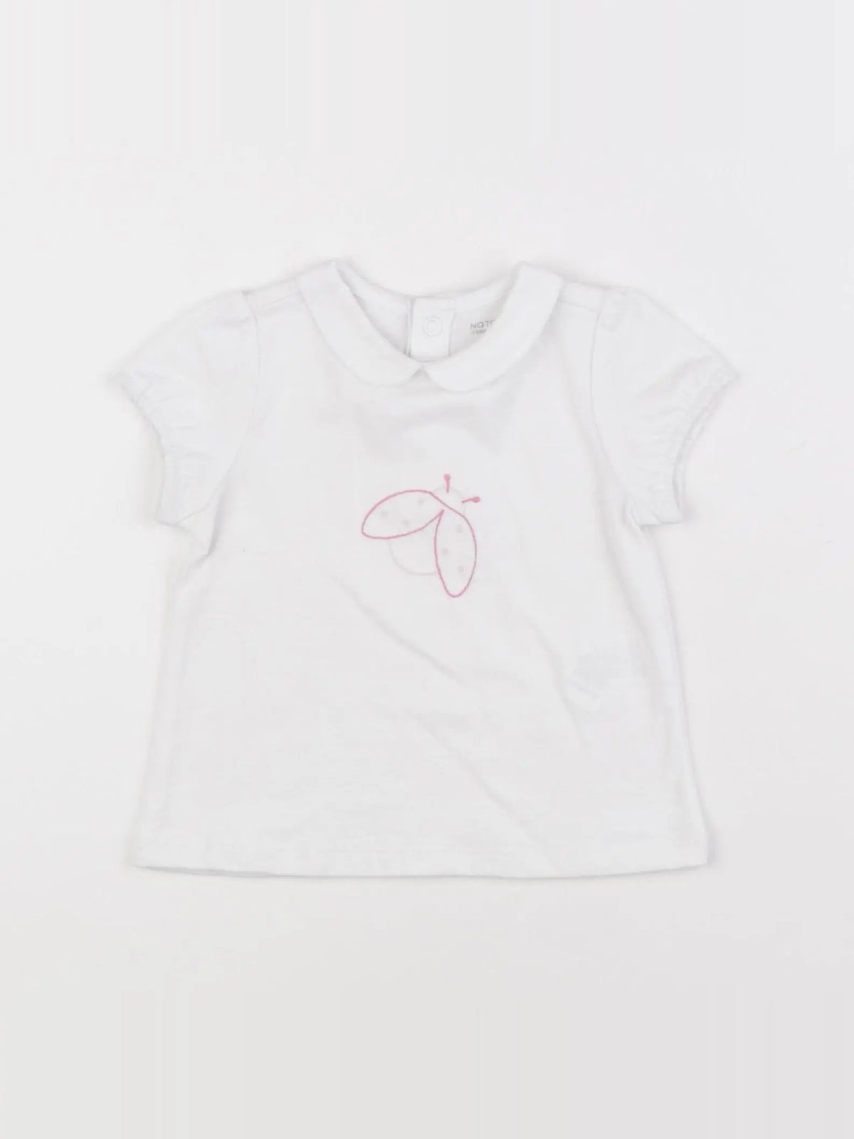 Natalys - tee-shirt blanc - 9 mois