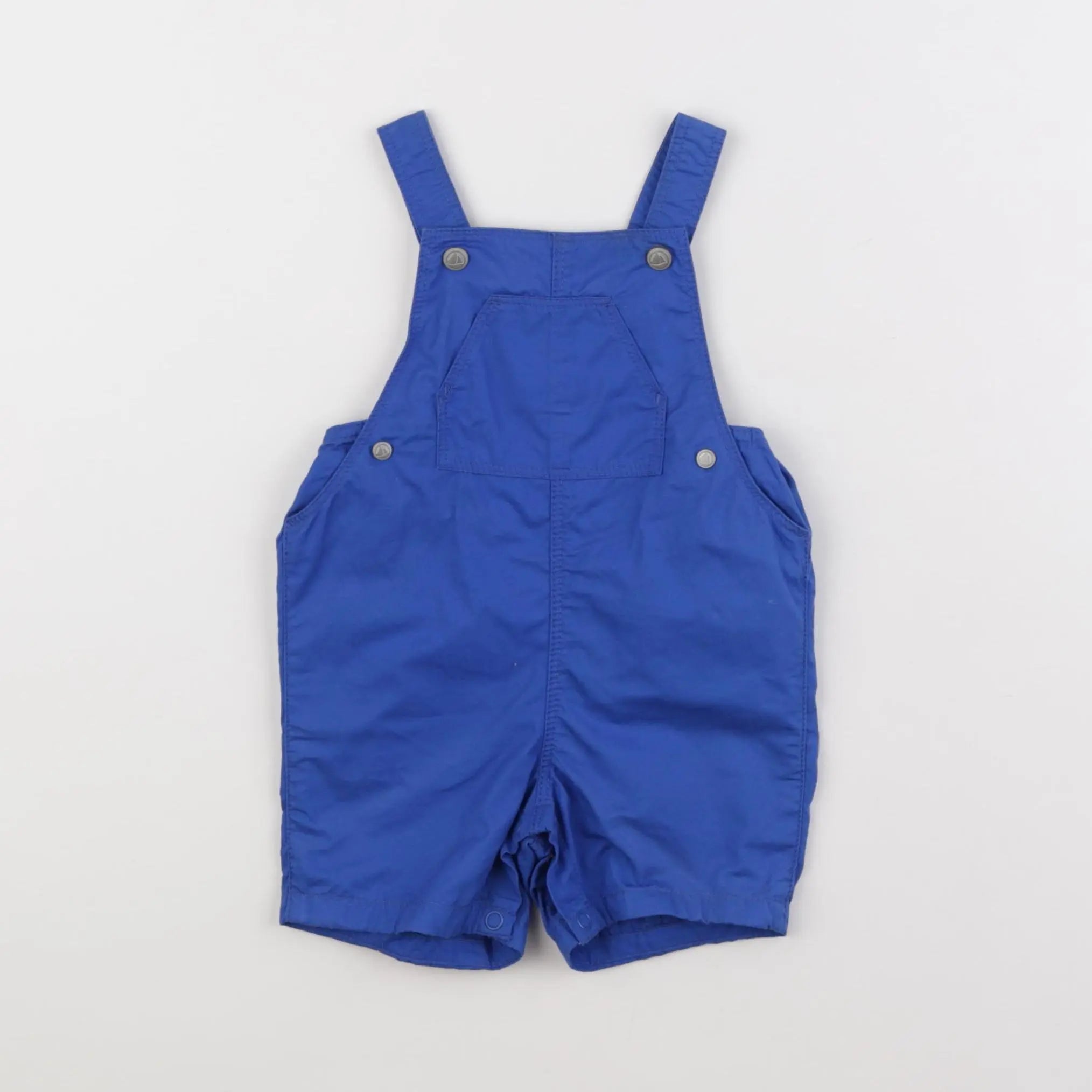 Petit Bateau - salopette bleu - 6 mois