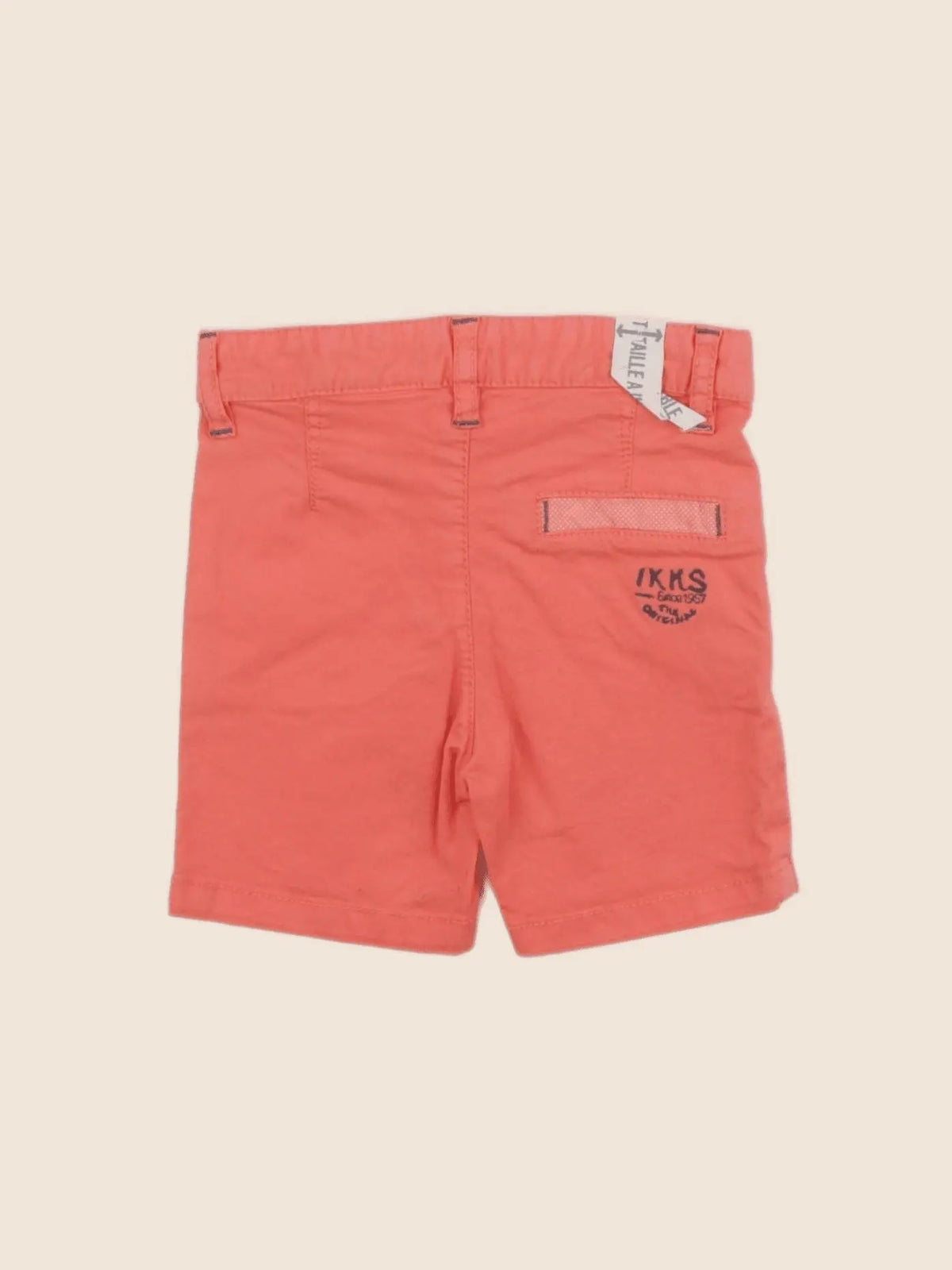 IKKS - short orange - 6 mois
