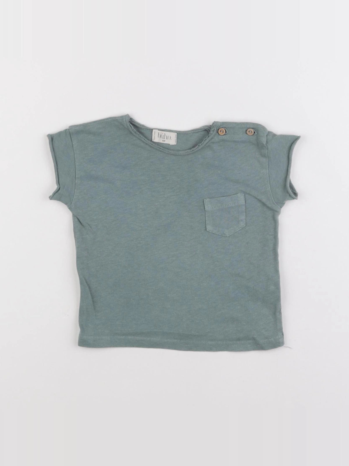 Buho - tee-shirt vert - 6 mois