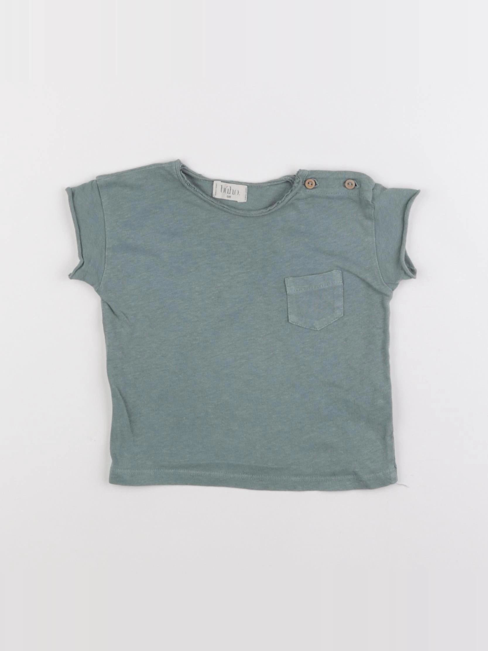 Buho - tee-shirt vert - 6 mois