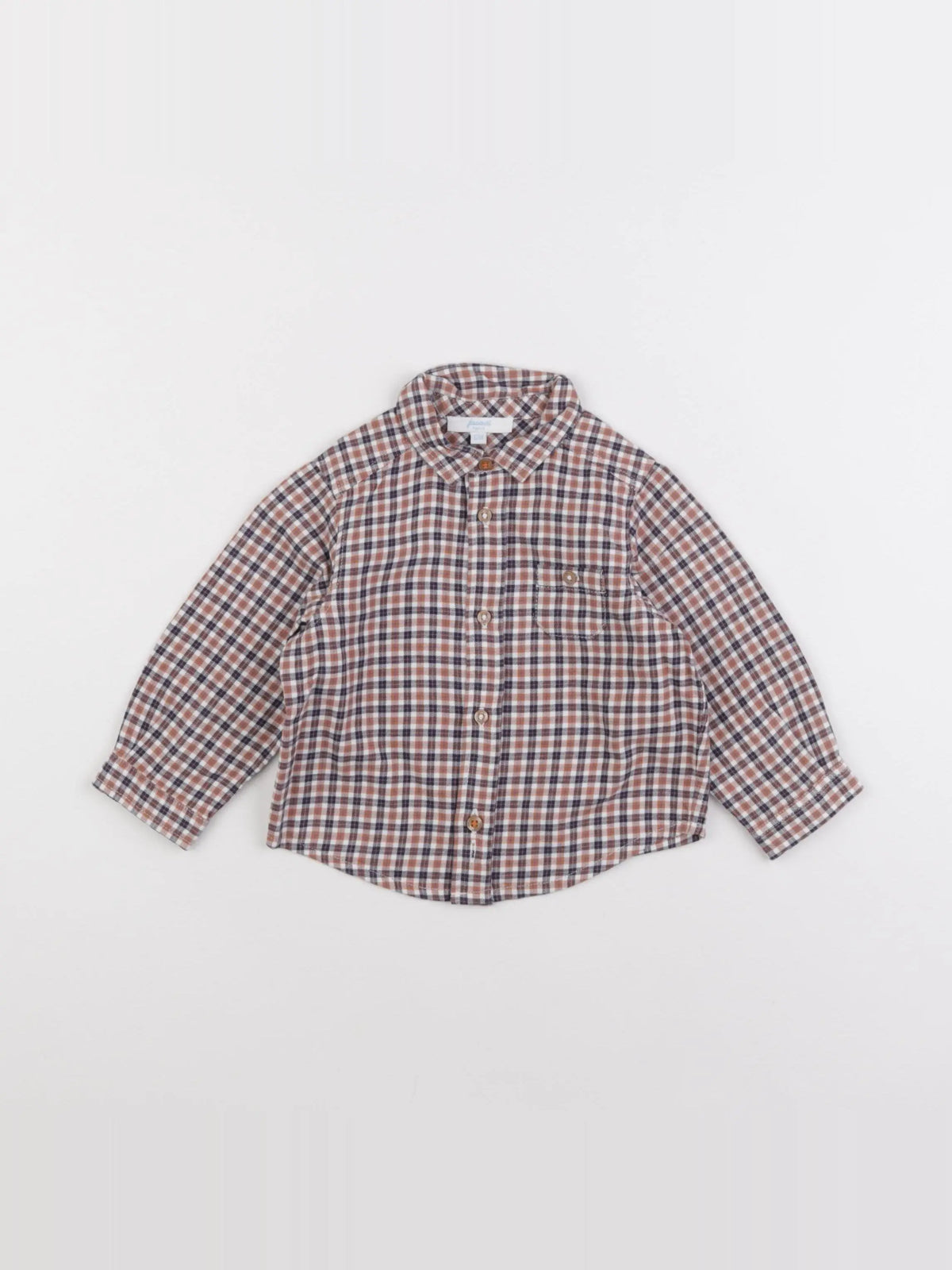 Jacadi - chemise marron - 12 mois