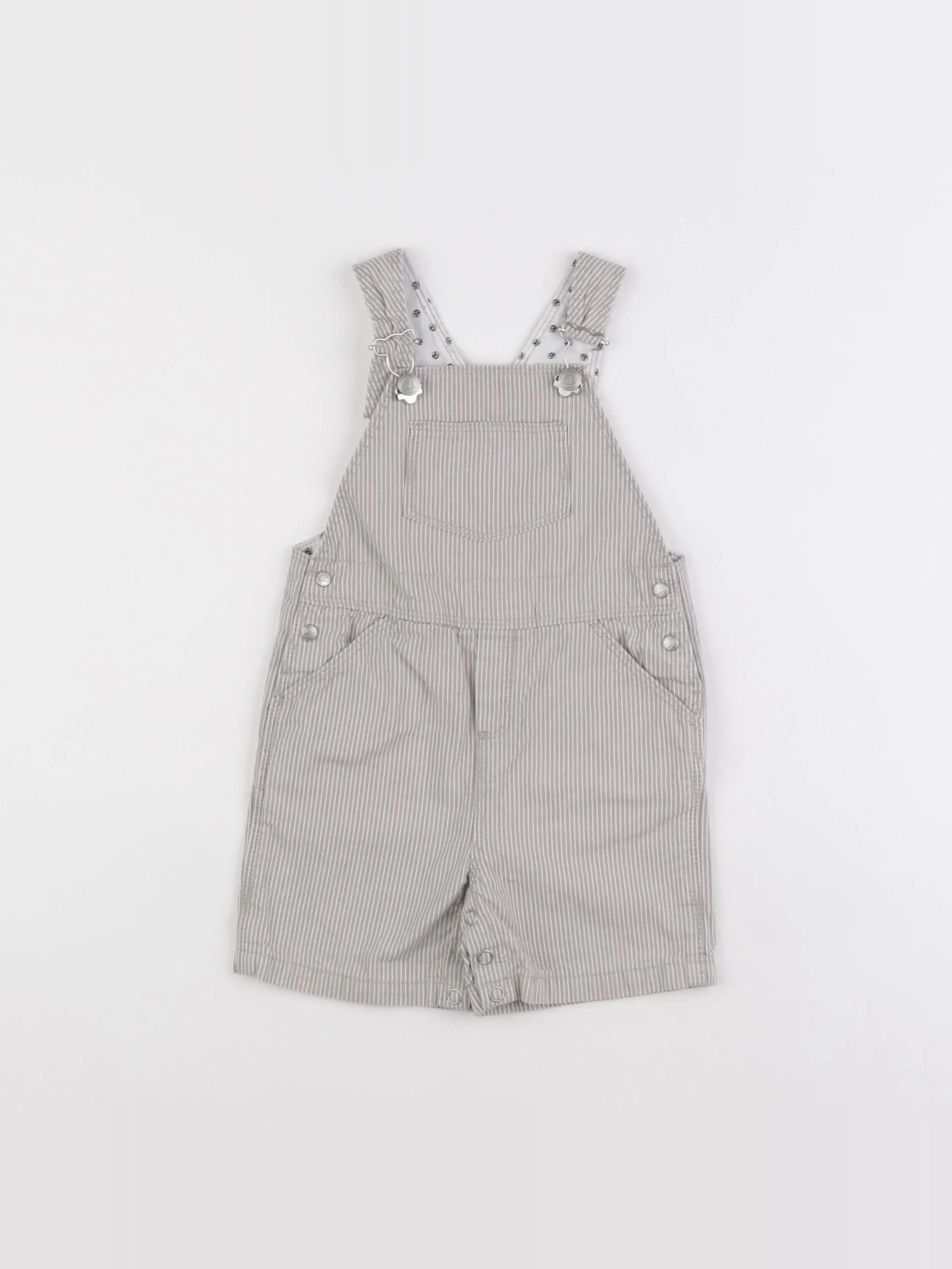 Petit Bateau - salopette marron - 12 mois