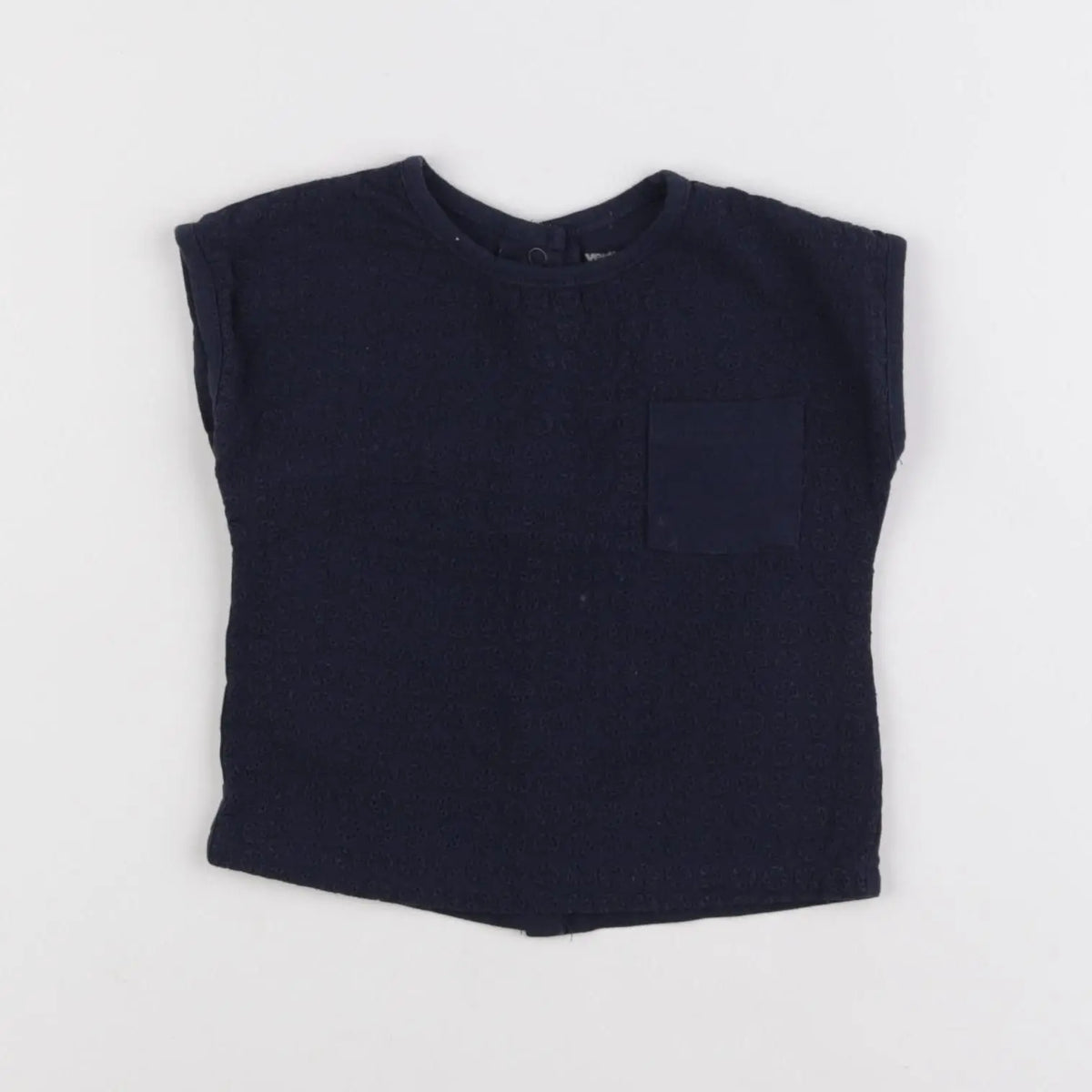 Vertbaudet - tee-shirt bleu - 3 mois