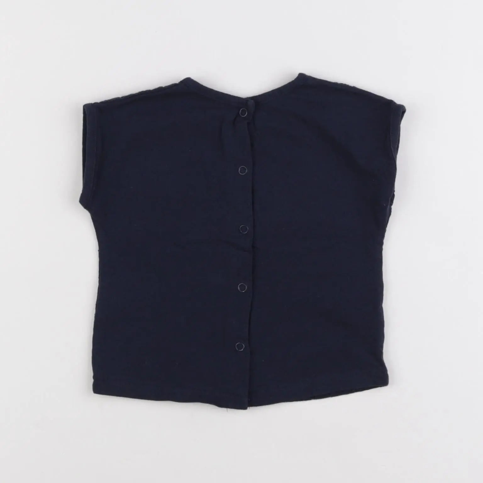 Vertbaudet - tee-shirt bleu - 3 mois