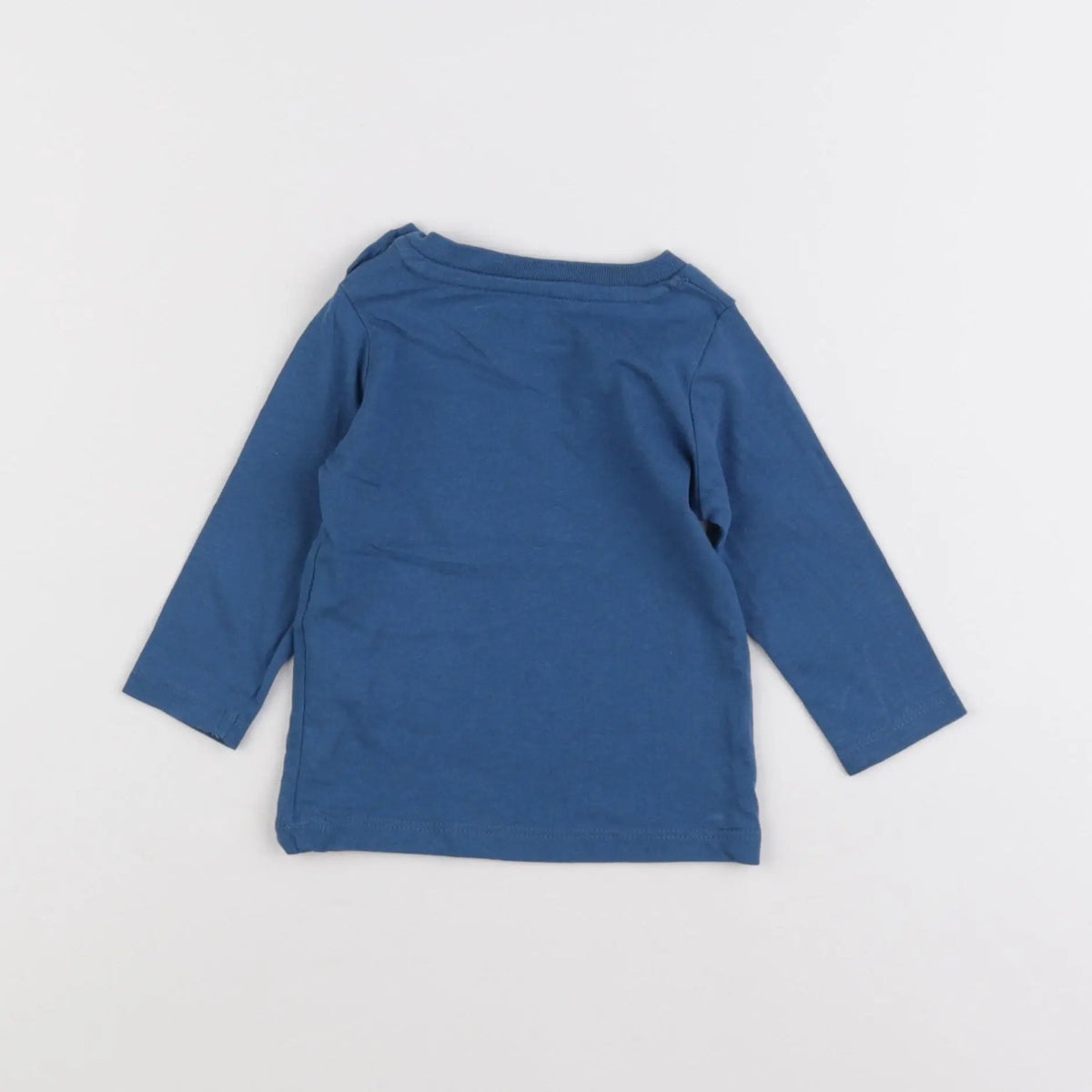 Vertbaudet - tee-shirt coton bleu - 3 mois