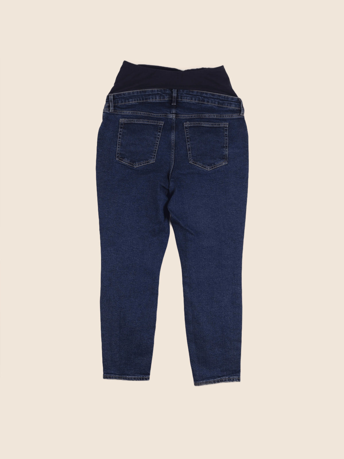 H&M - jean grossesse bleu - l