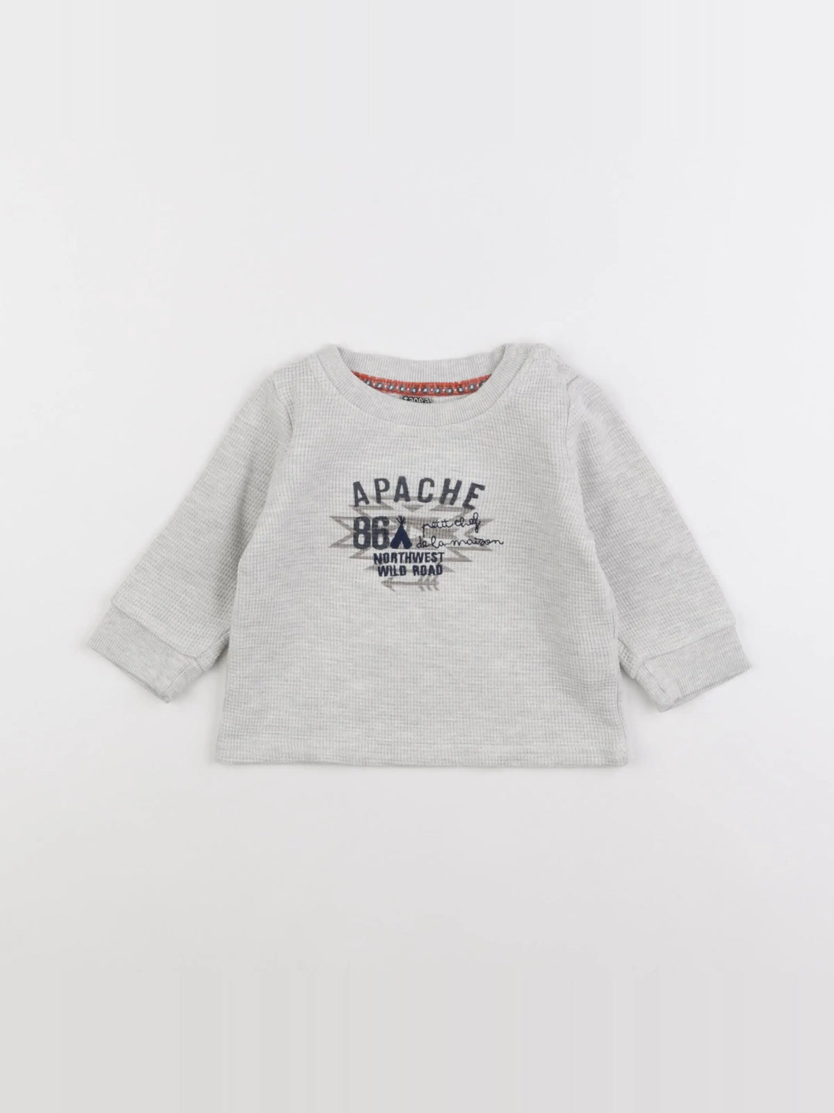 Tape à l'oeil - sweat gris - 12 mois