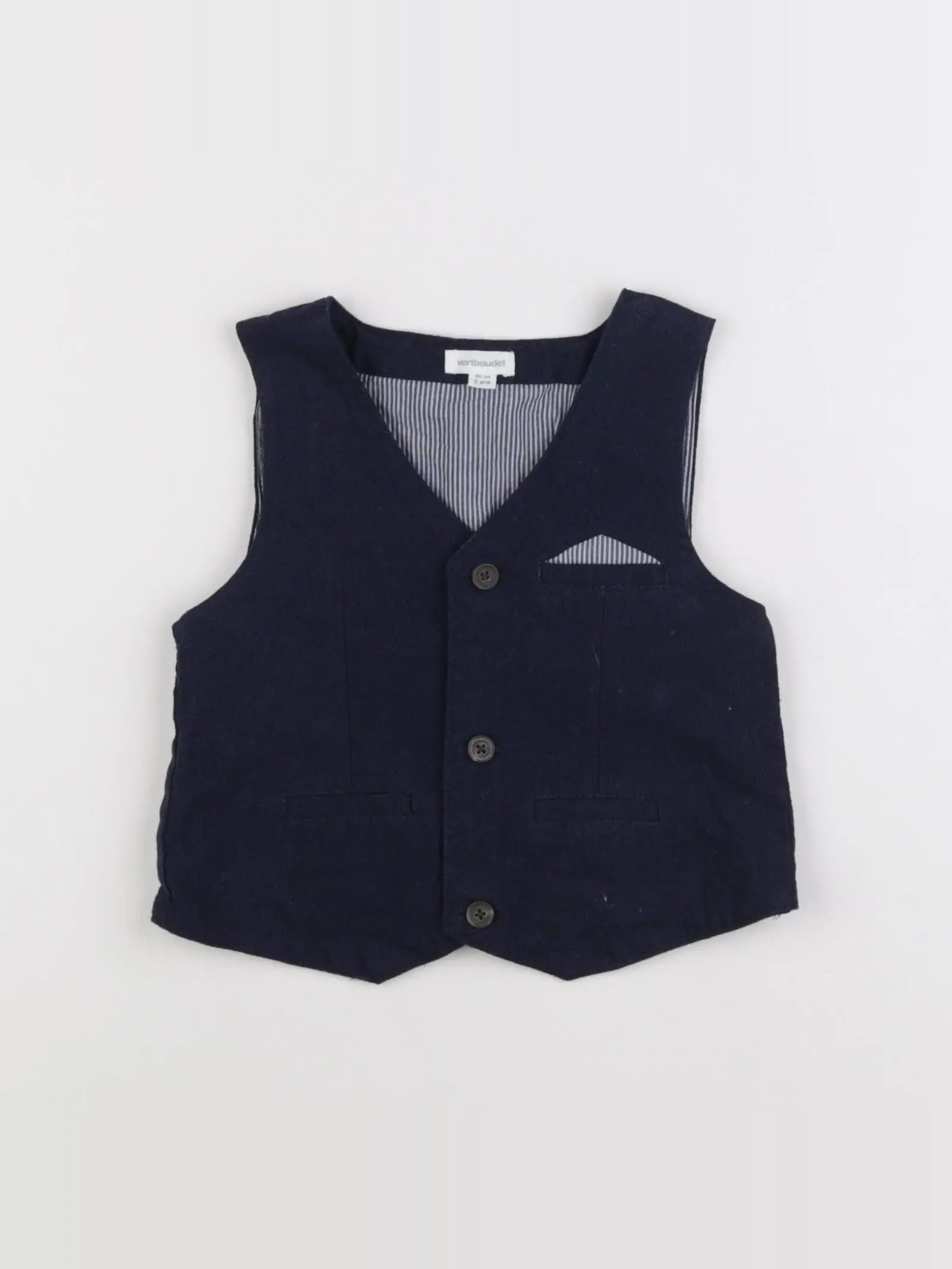 Vertbaudet - gilet bleu - 18 mois à 2 ans