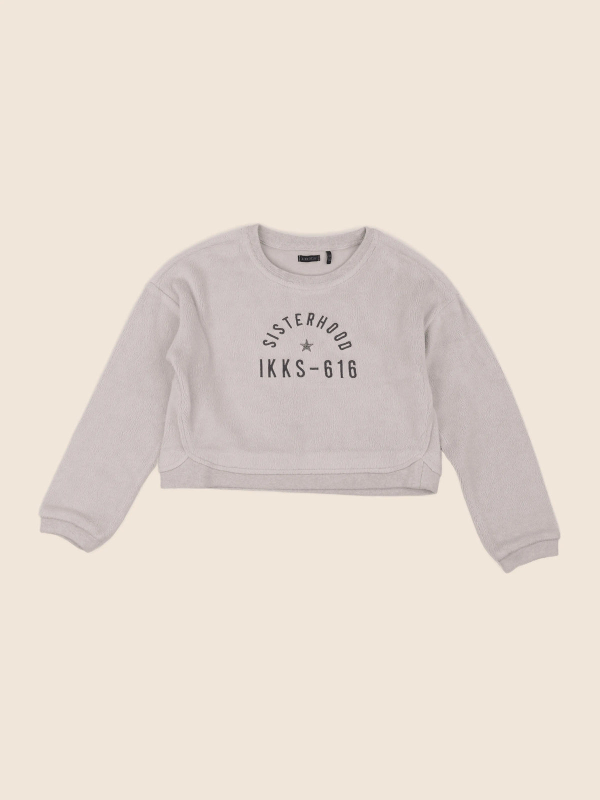 IKKS - sweat beige - 10 ans