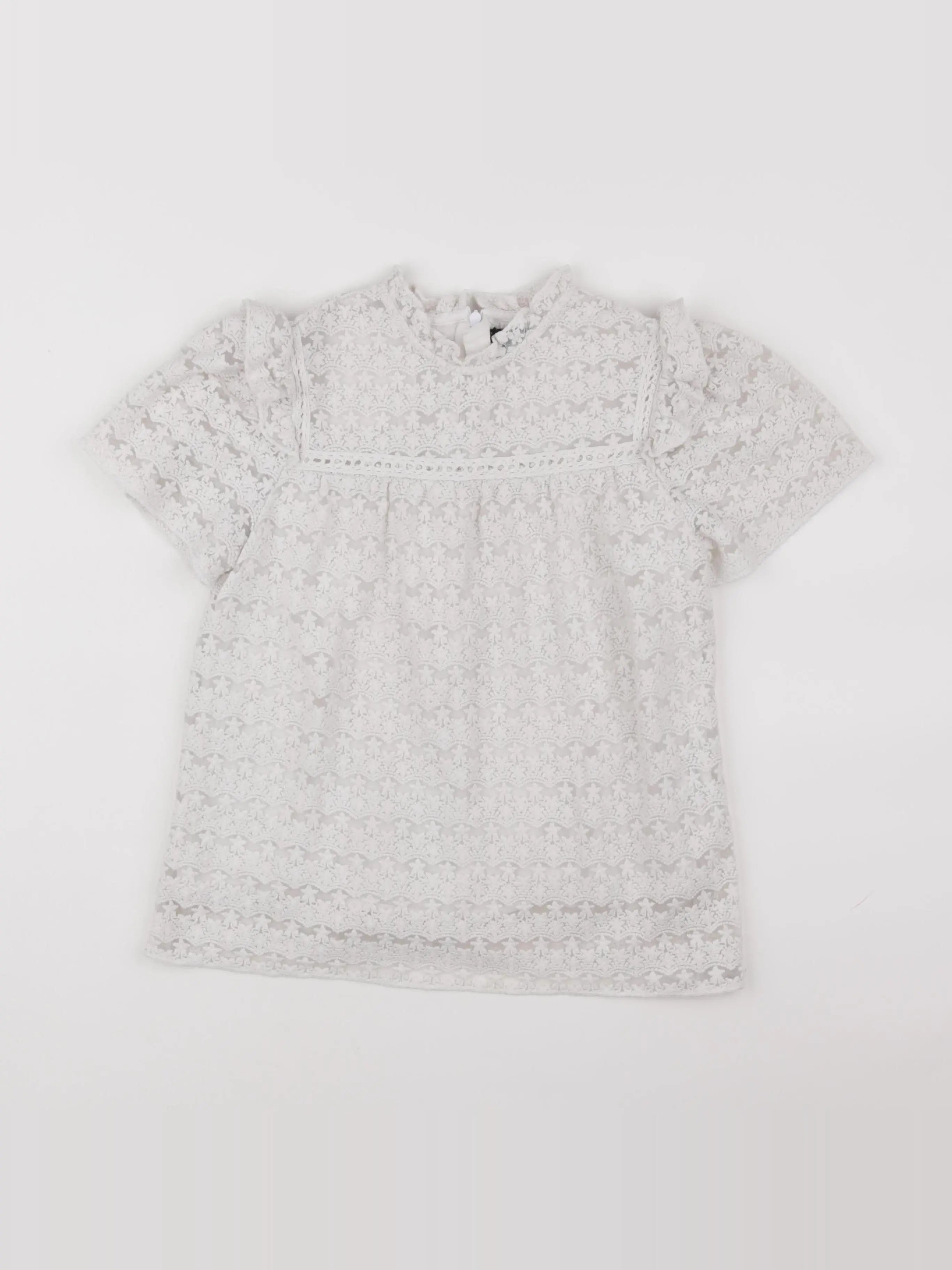 IKKS - blouse blanc - 10 ans