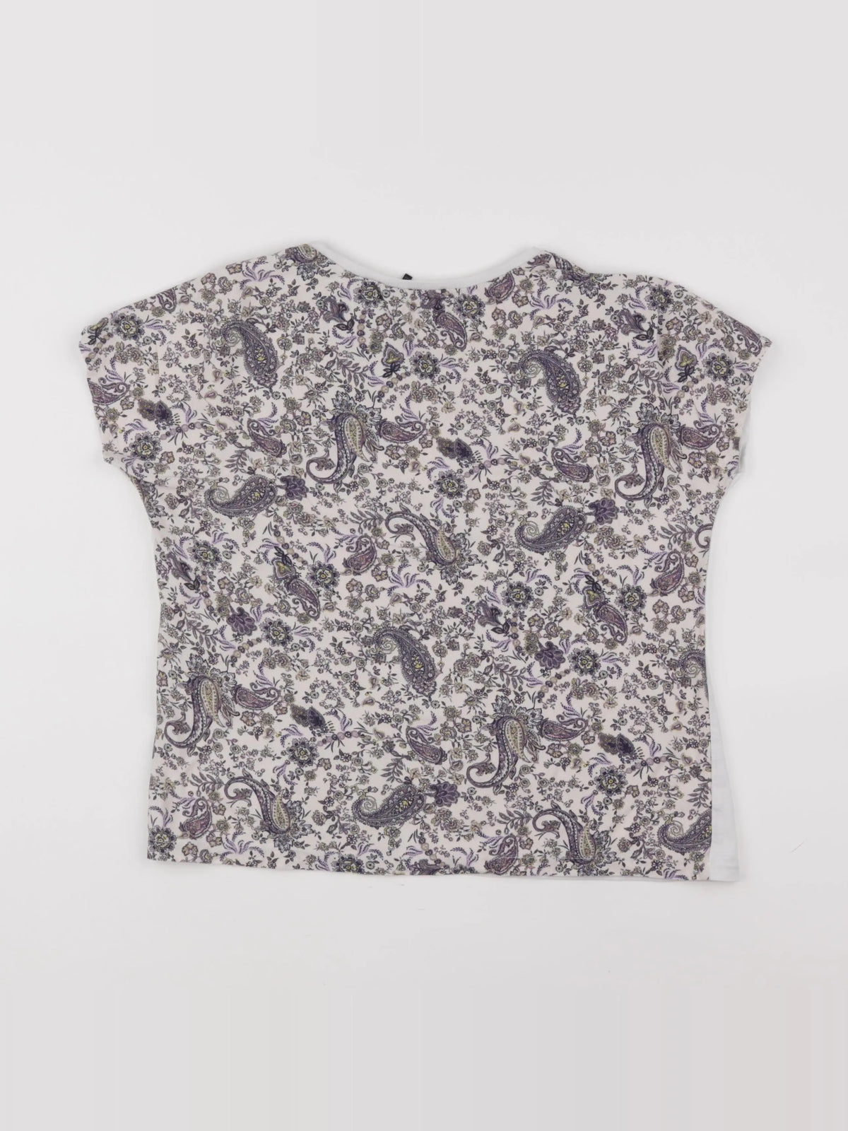 IKKS - tee-shirt imprimé au dos blanc, violet - 12 ans