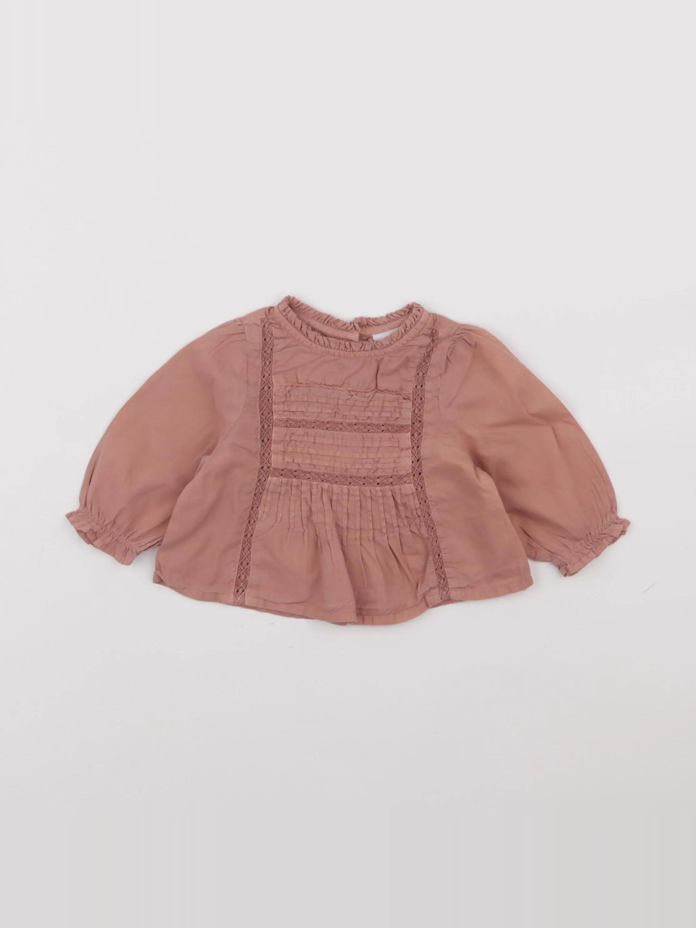 Tape à l'oeil - blouse rose - 3 mois