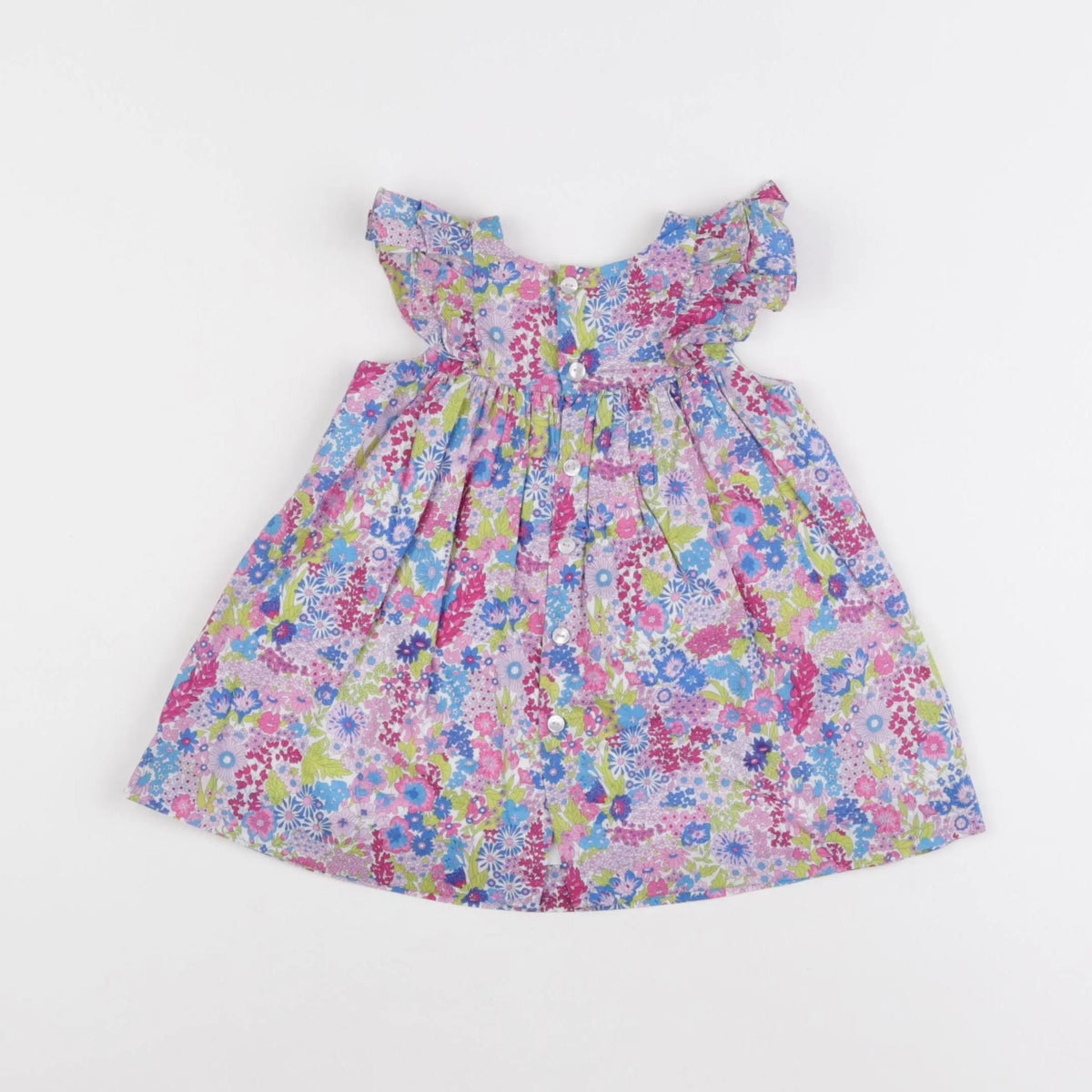 Jacadi - robe liberty multicolore - 6 mois