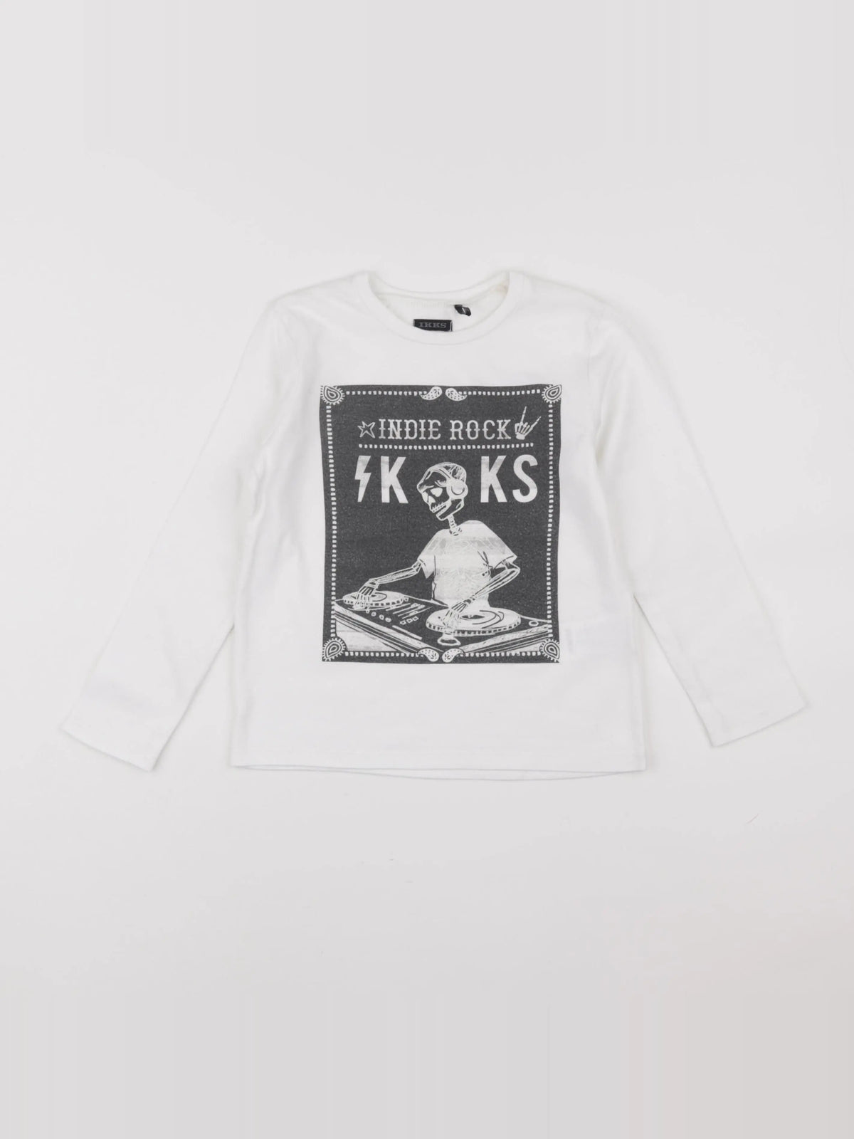 IKKS - tee-shirt blanc - 5 ans