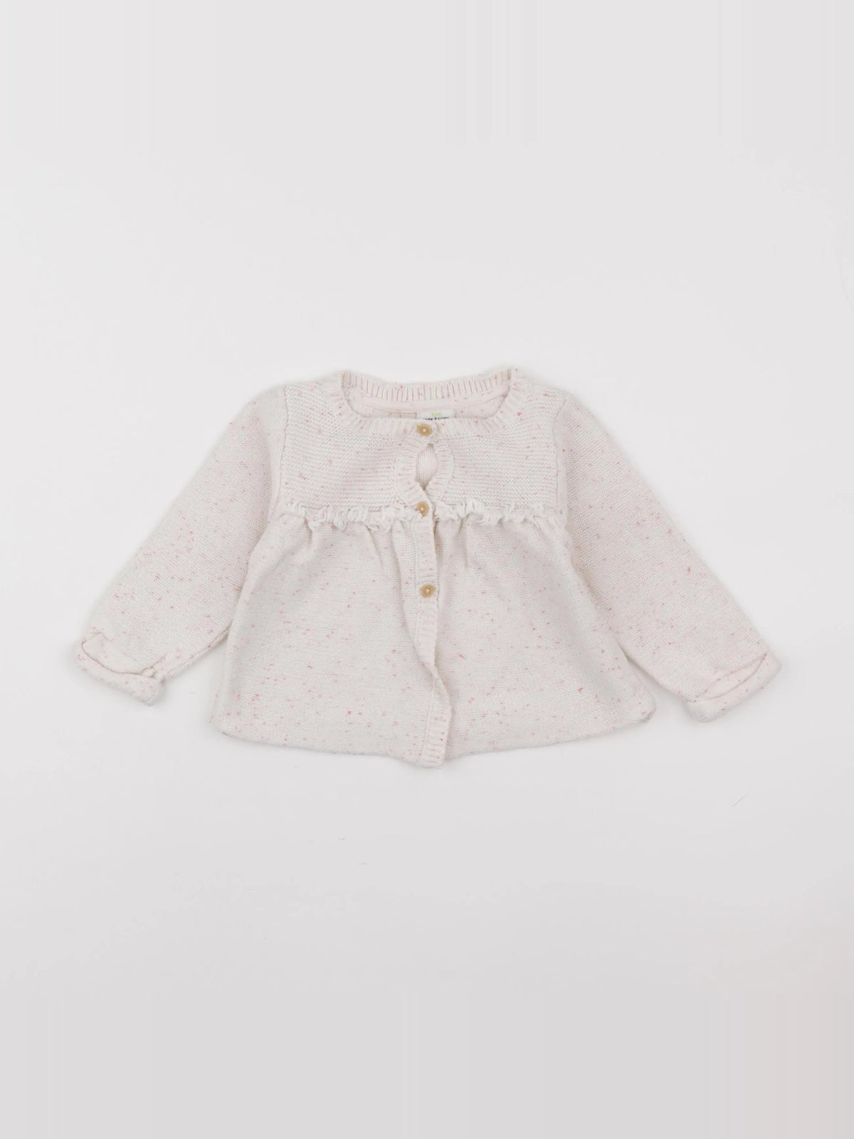 Tape à l'oeil - gilet beige - 12 mois