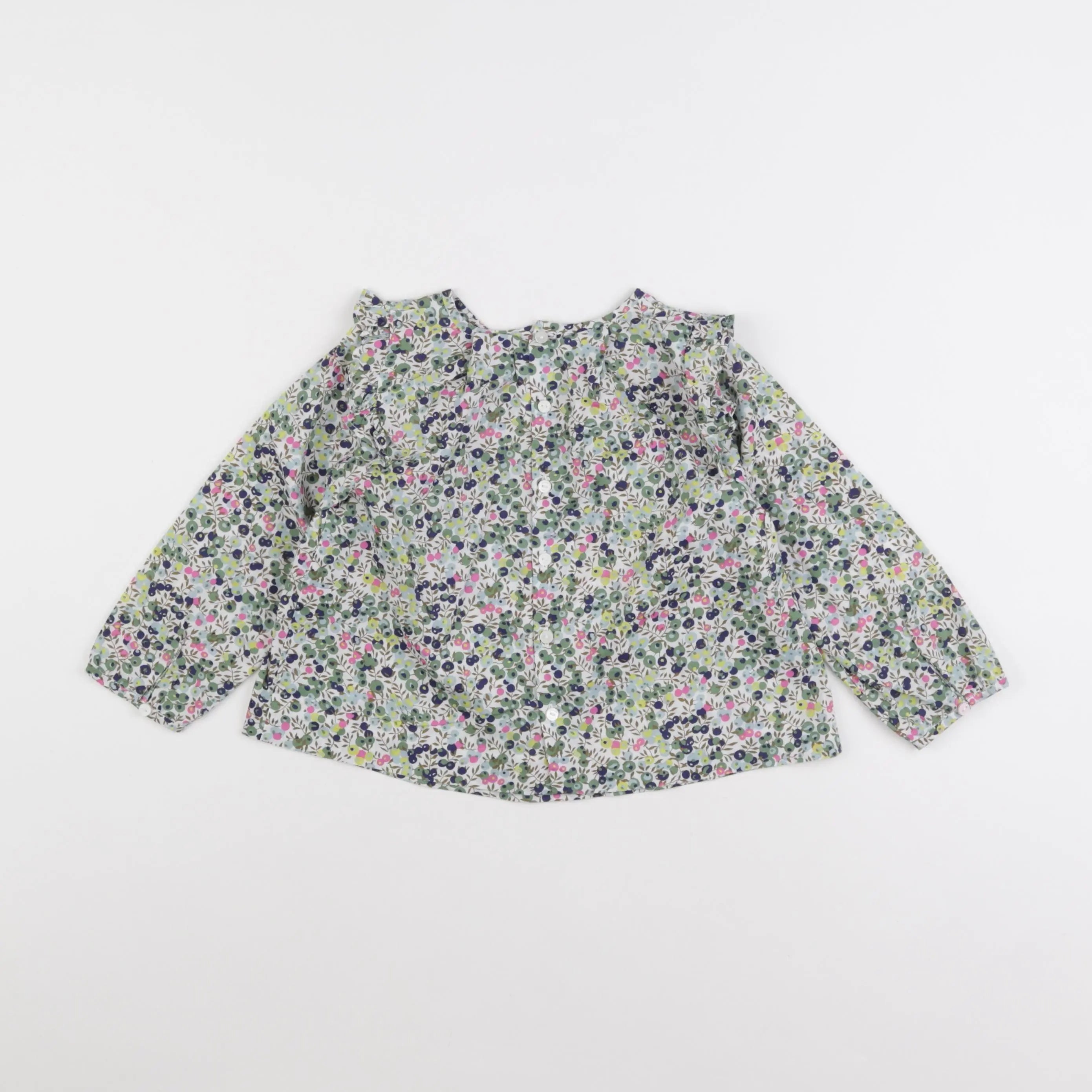 Jacadi - blouse liberty multicolore - 18 mois