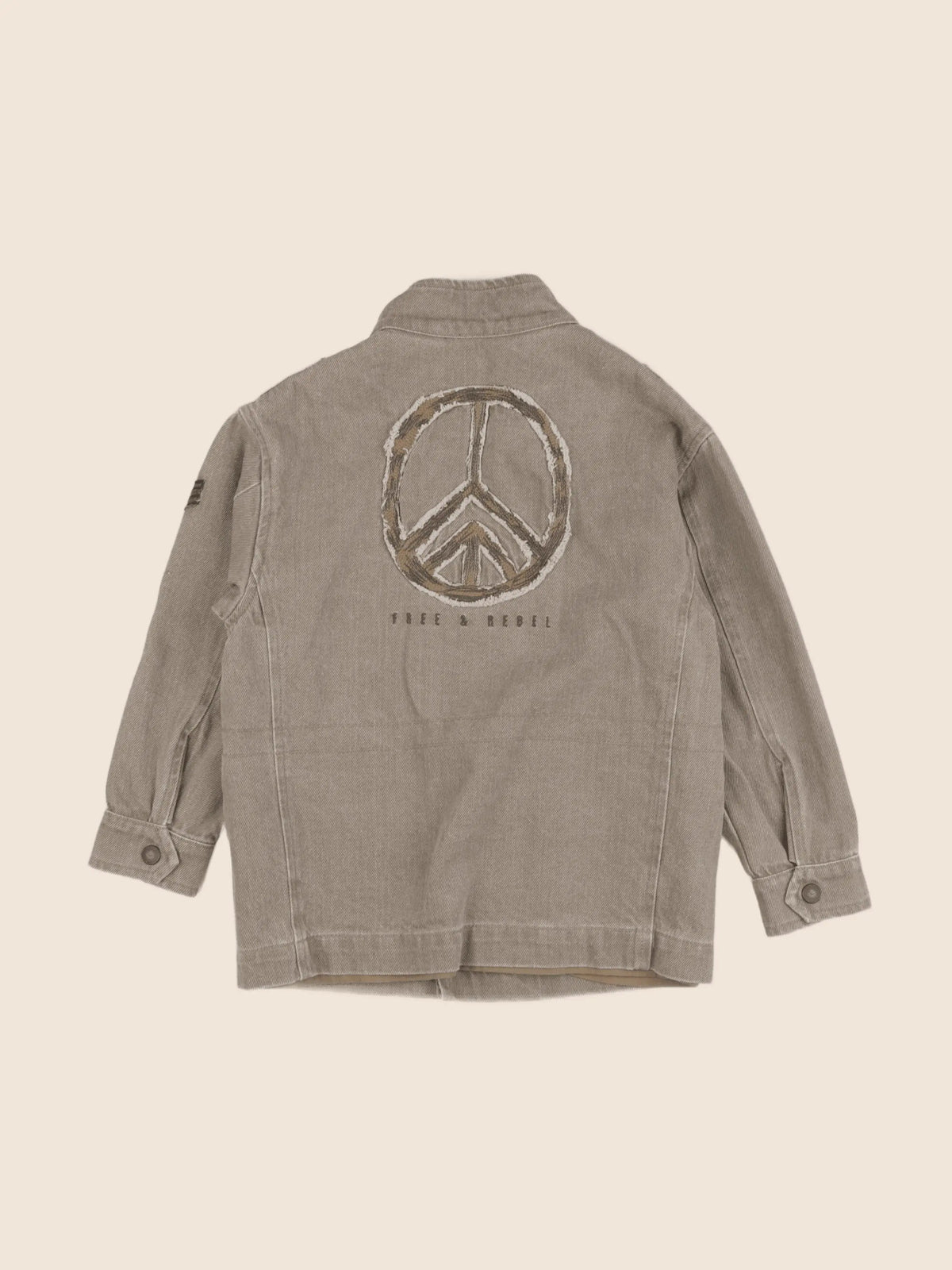 IKKS - veste imprimé au dos marron - 6 ans