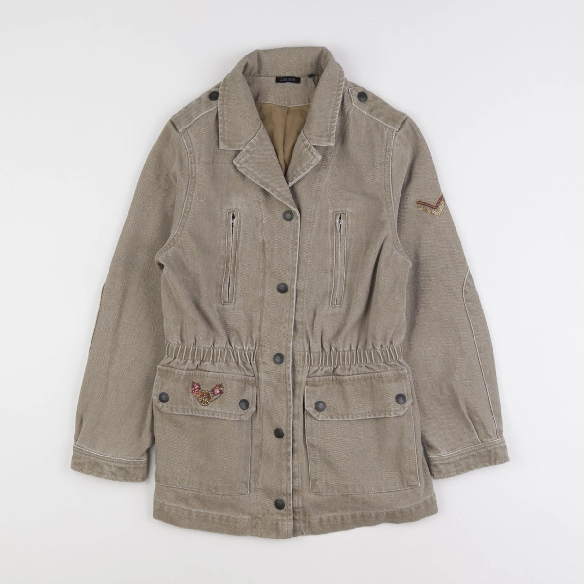 IKKS - veste imprimé au dos marron - 10 ans