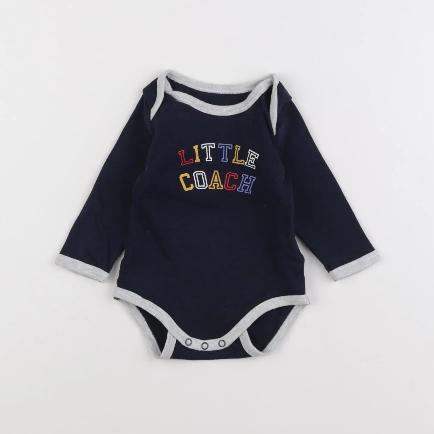 Vertbaudet - body bleu - 6 mois