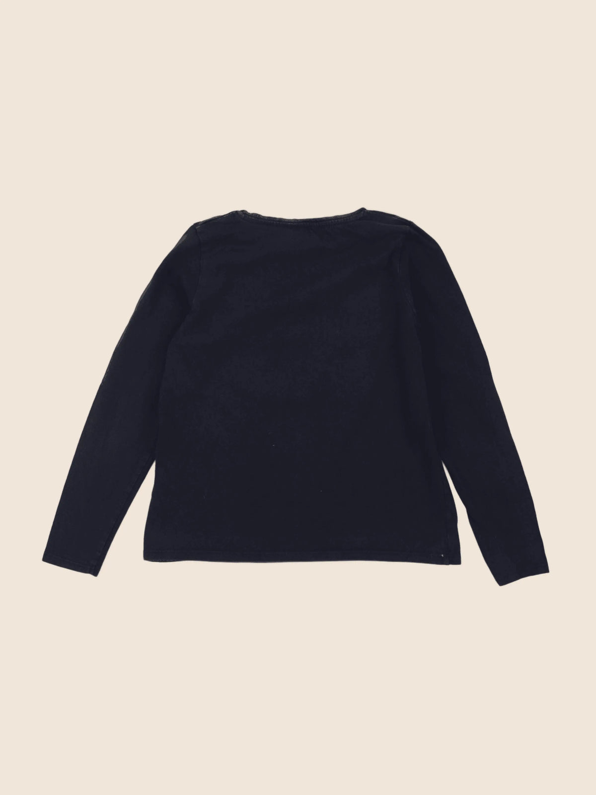 Vertbaudet - tee-shirt bleu, or - 10 ans