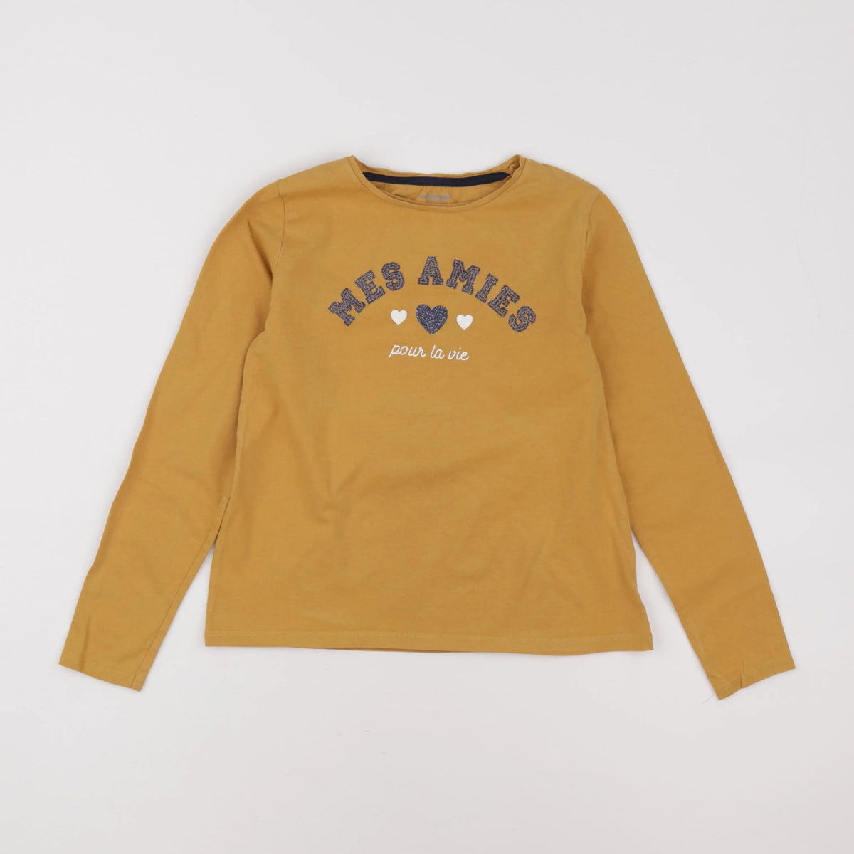 Vertbaudet - tee-shirt jaune - 10 ans