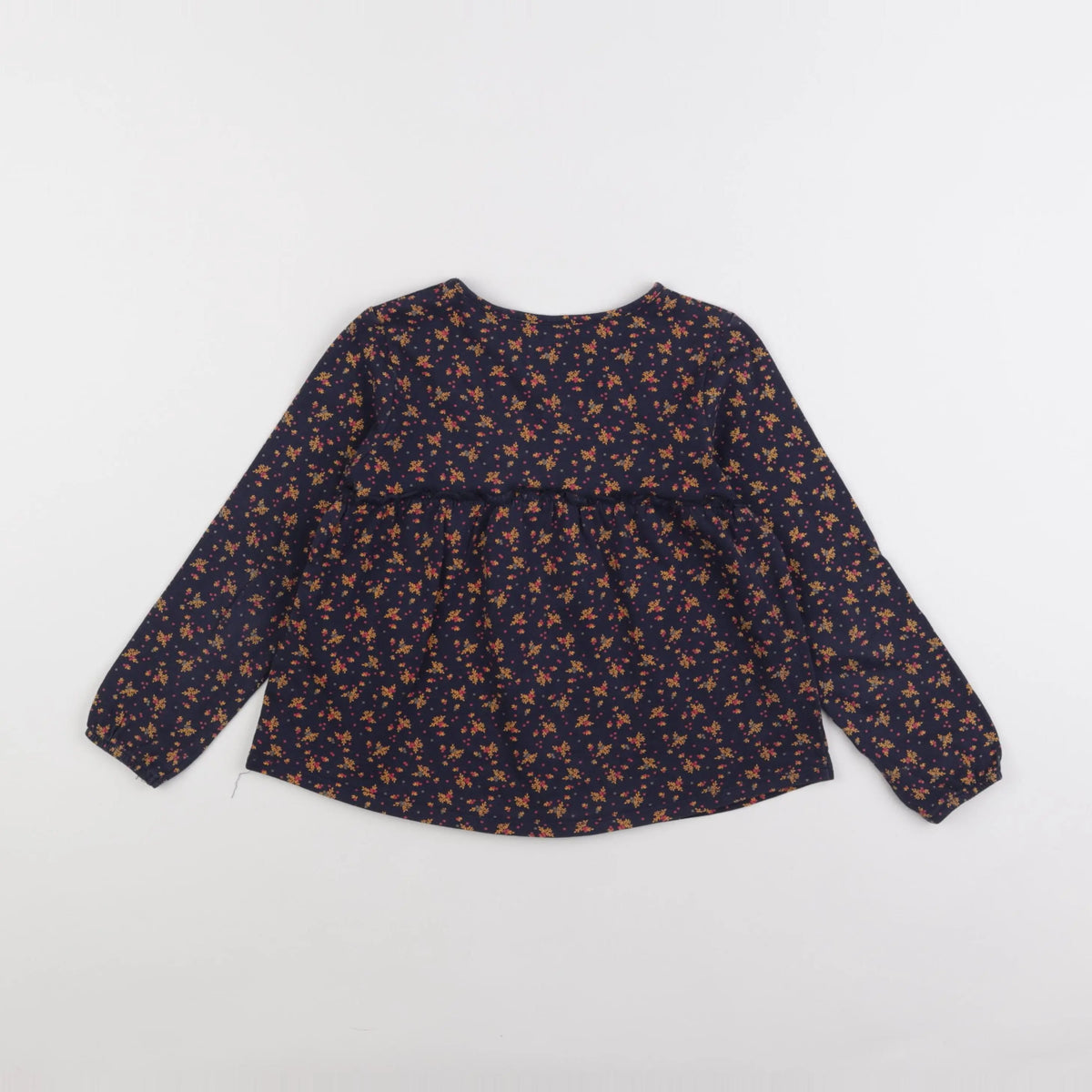 Vertbaudet - tee-shirt bleu, jaune - 5 ans