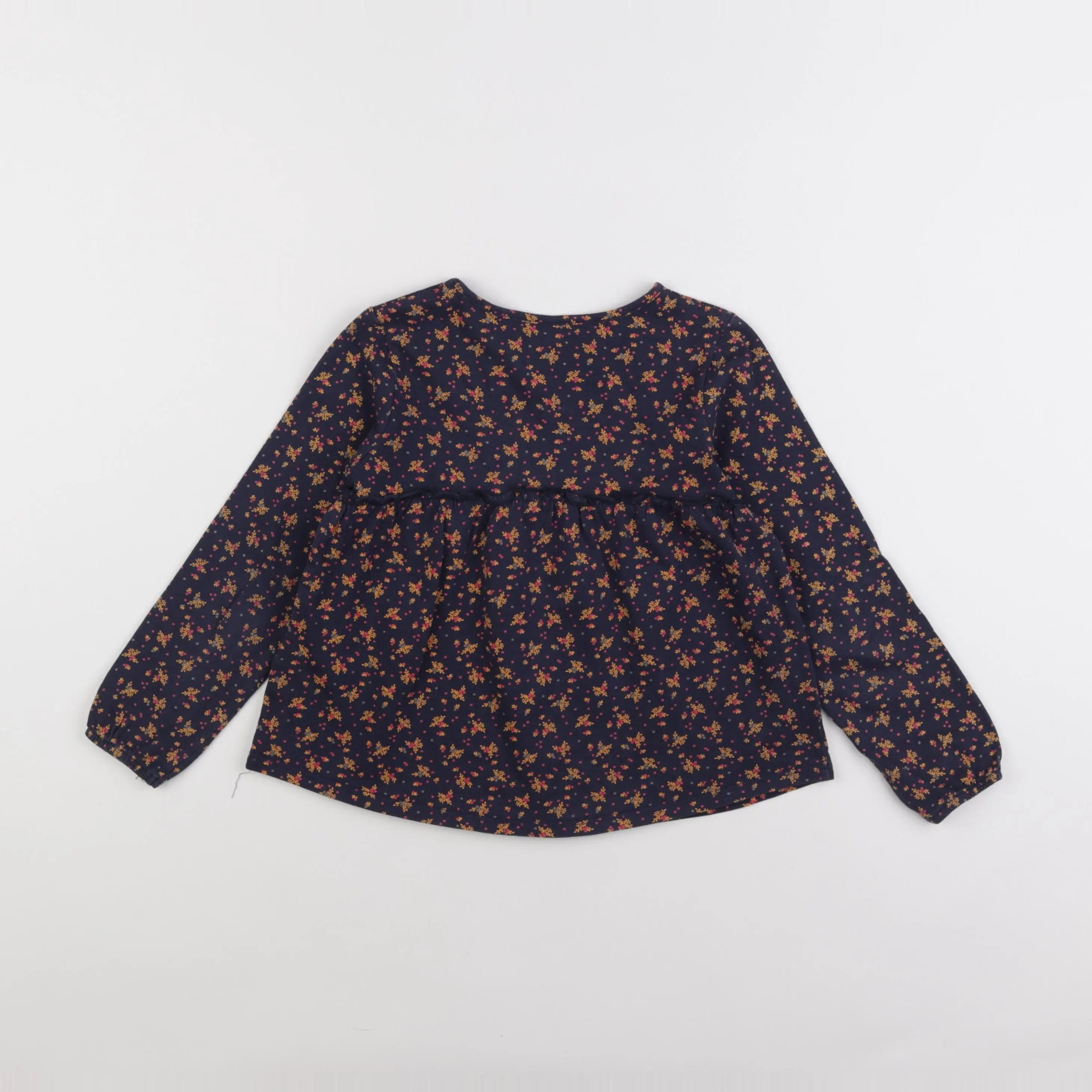 Vertbaudet - tee-shirt bleu, jaune - 5 ans