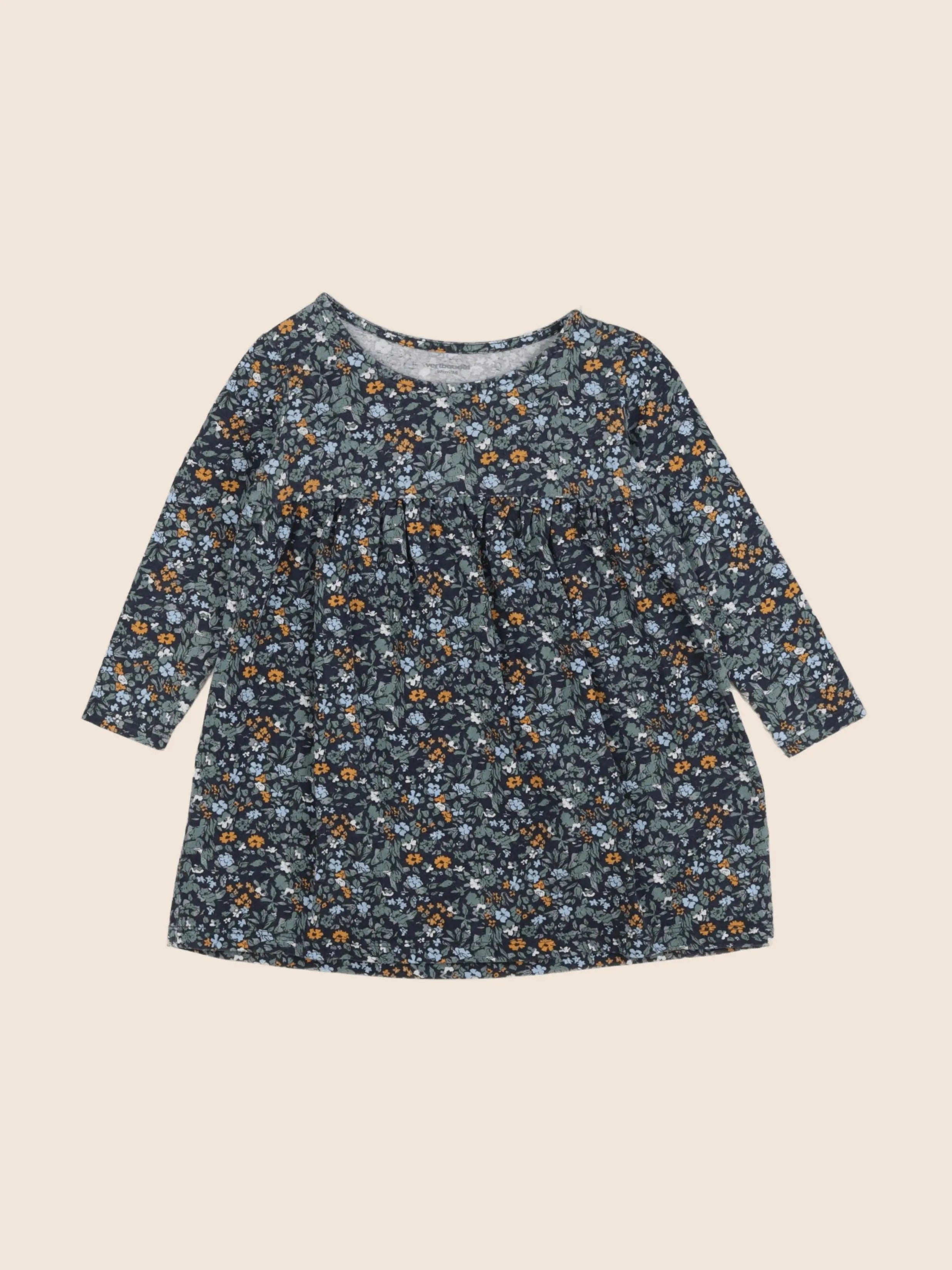 Vertbaudet - robe vert - 3 ans