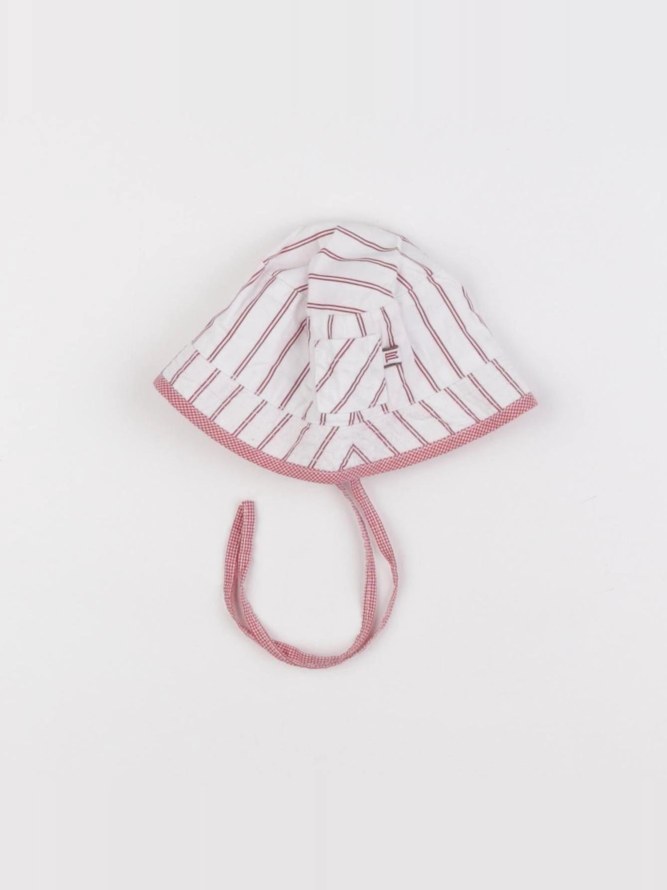 Jacadi - chapeau blanc, rouge - 3 mois