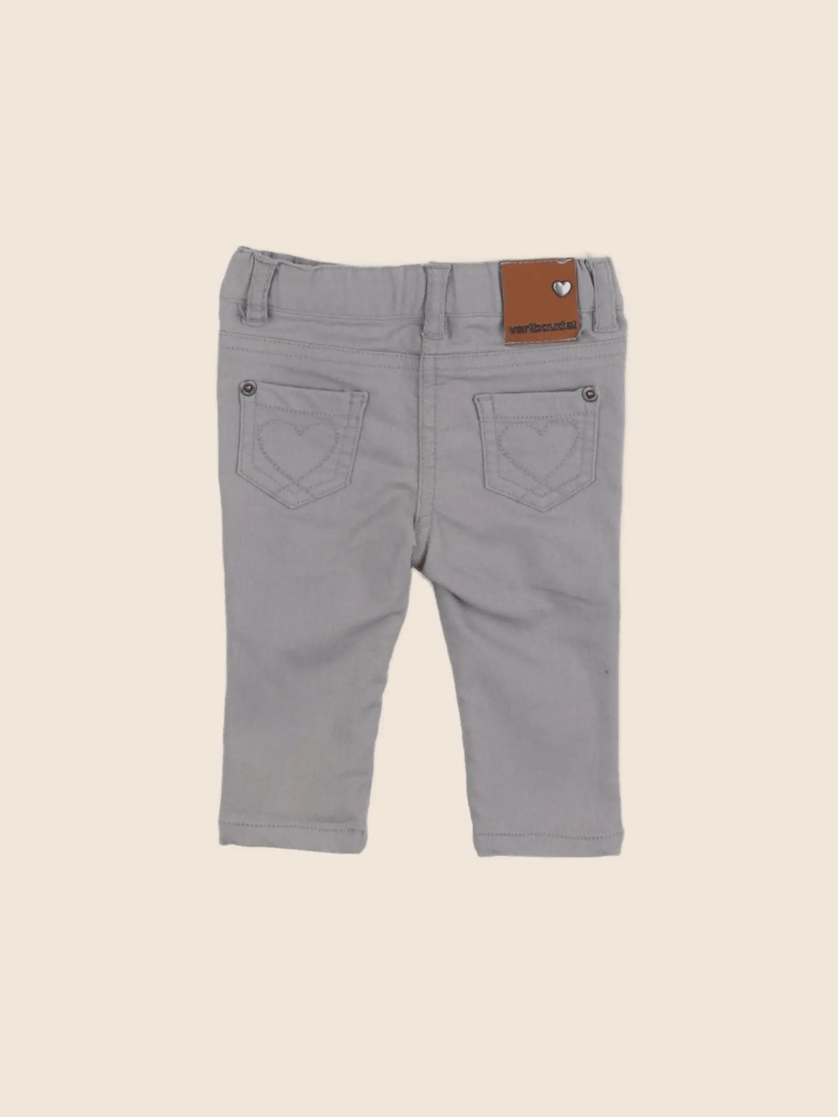 Vertbaudet - jean gris - 3 mois