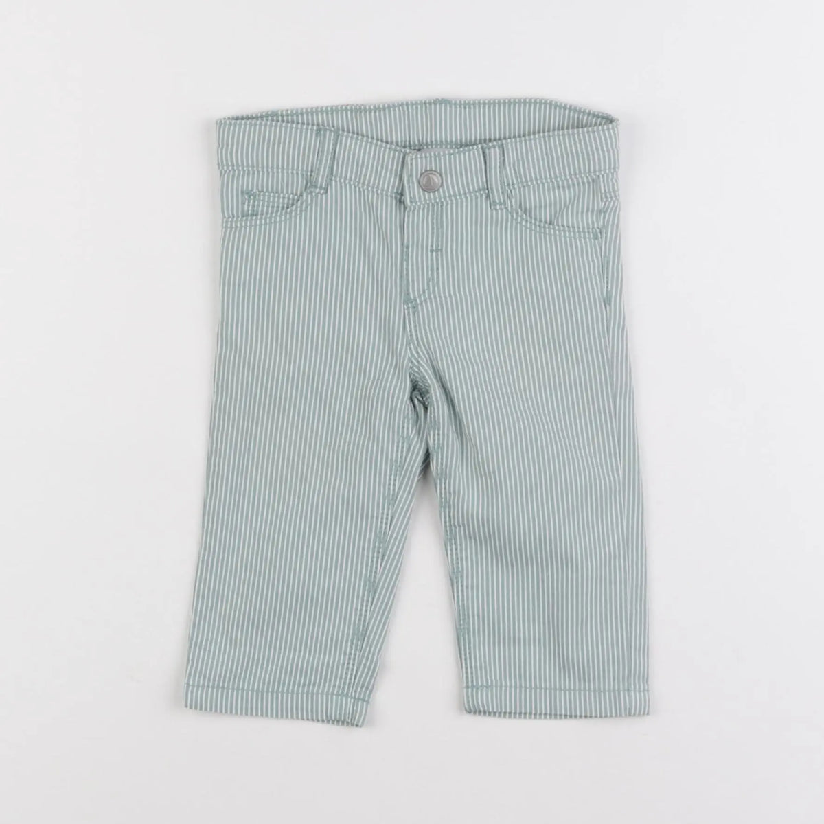 Petit Bateau - pantalon vert - 6 mois