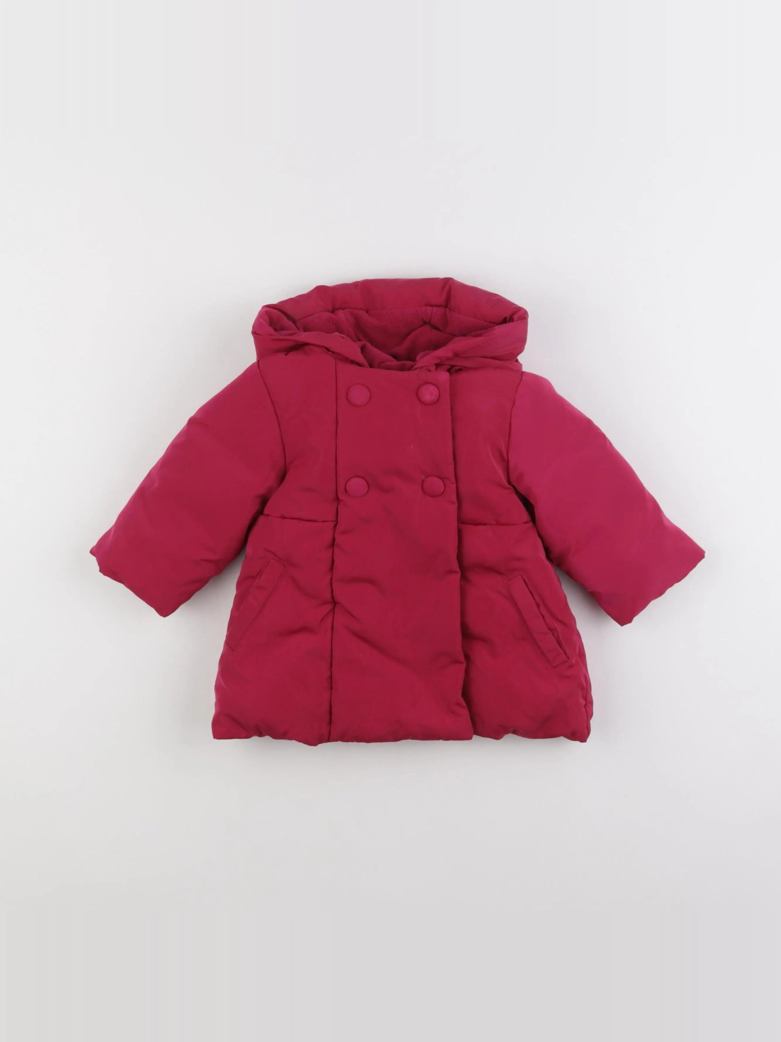 Jacadi - doudoune rose - 12 mois