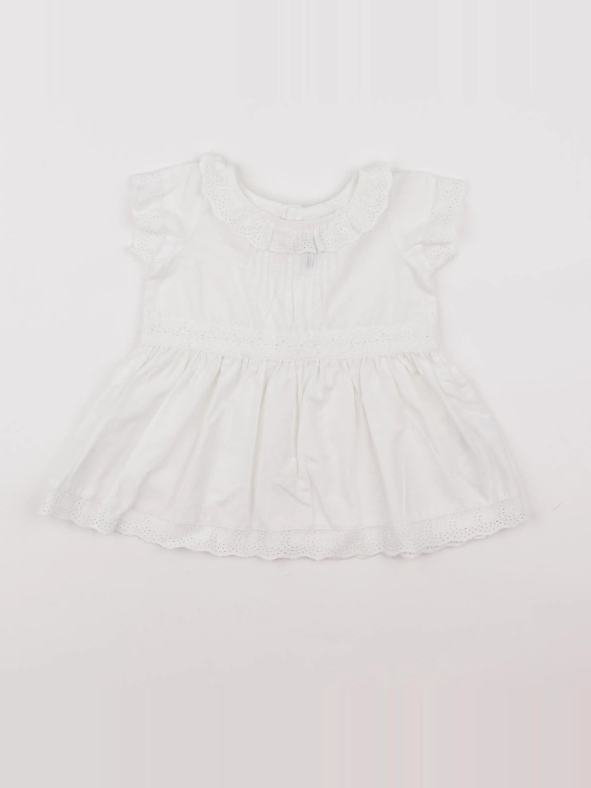 Jacadi - robe blanc - 12 mois